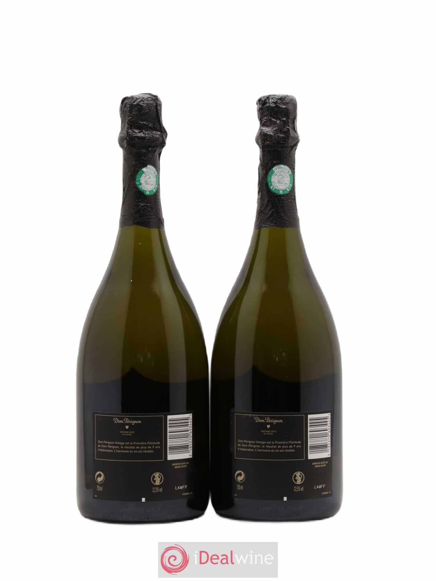 Brut Dom Pérignon Brut 2010 - Lot de 2 bouteilles - 1