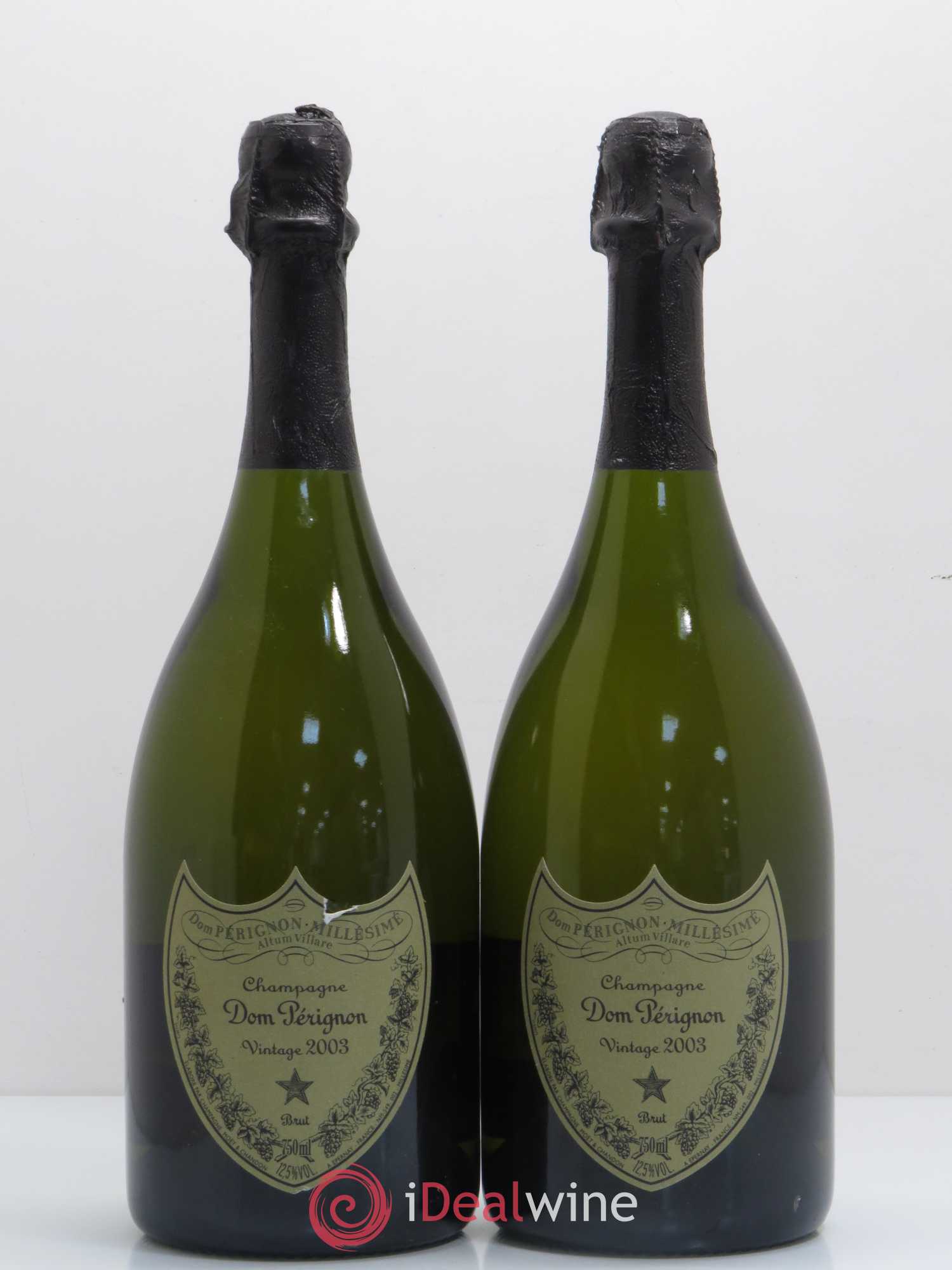Brut Dom Pérignon 2003 - Lot de 2 bouteilles - 0