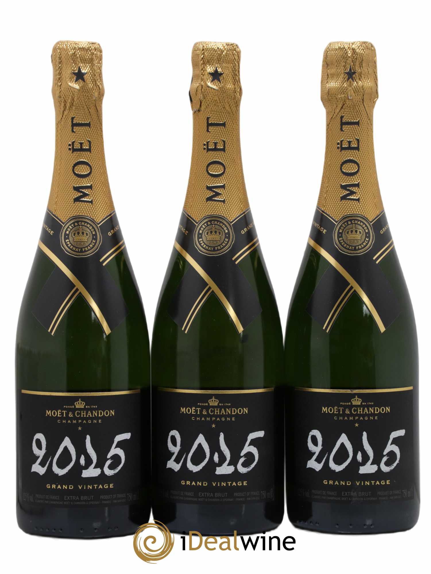 Grand Vintage Moët et Chandon 2015 - Lot de 3 bouteilles - 0