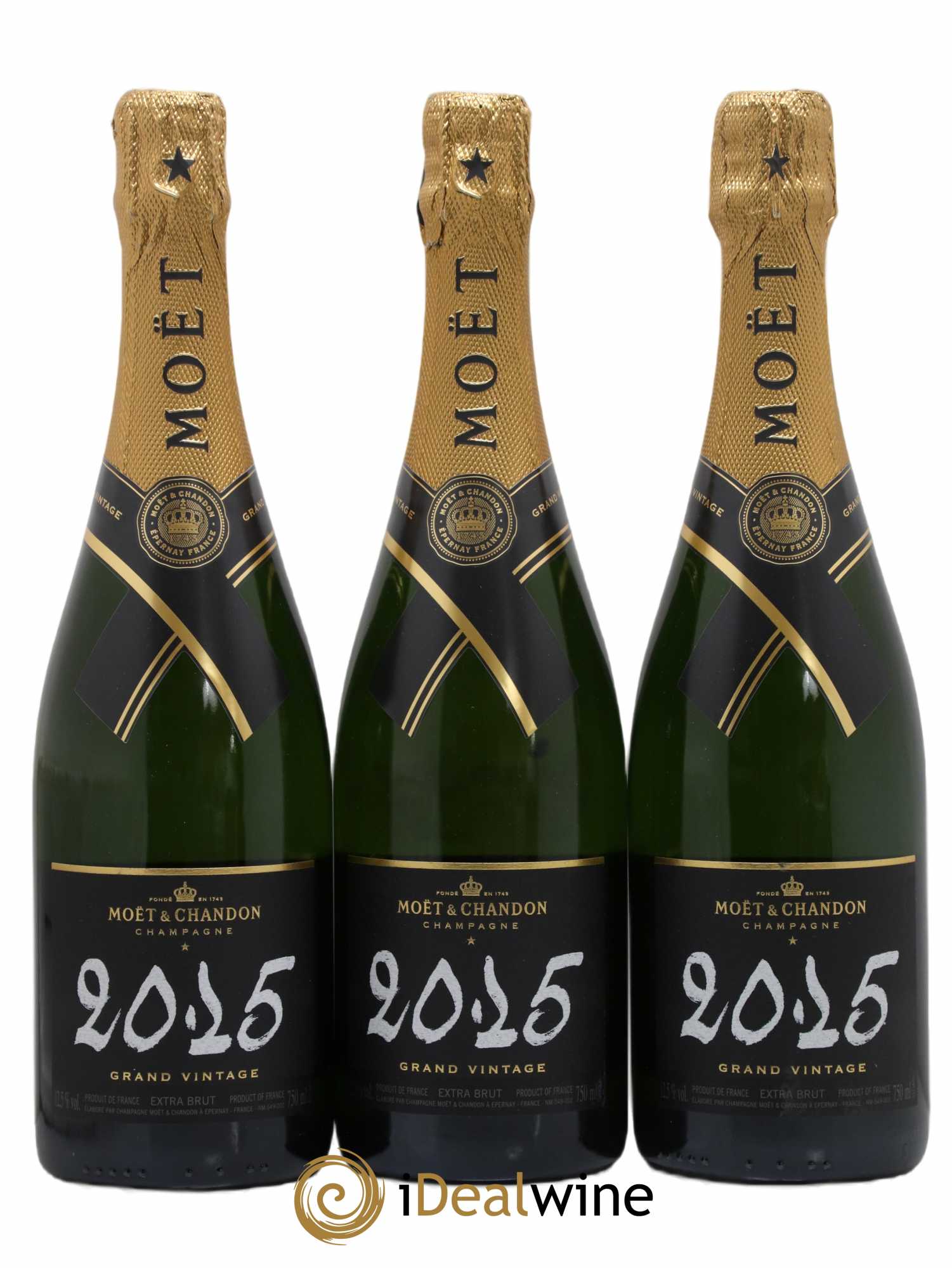 Grand Vintage Moët et Chandon 2015 - Lot de 3 bouteilles - 0