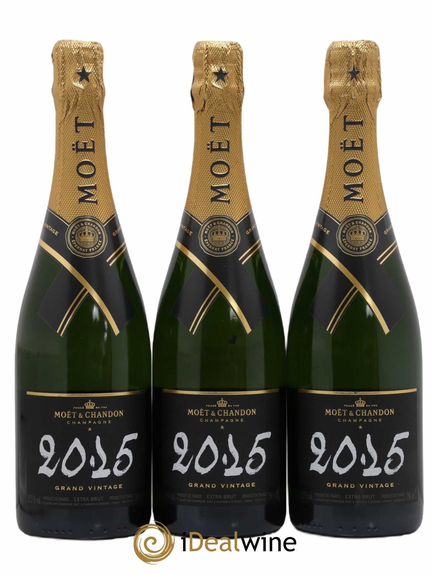 Grand Vintage Moët et Chandon 2015 - Lot de 3 bouteilles - 0