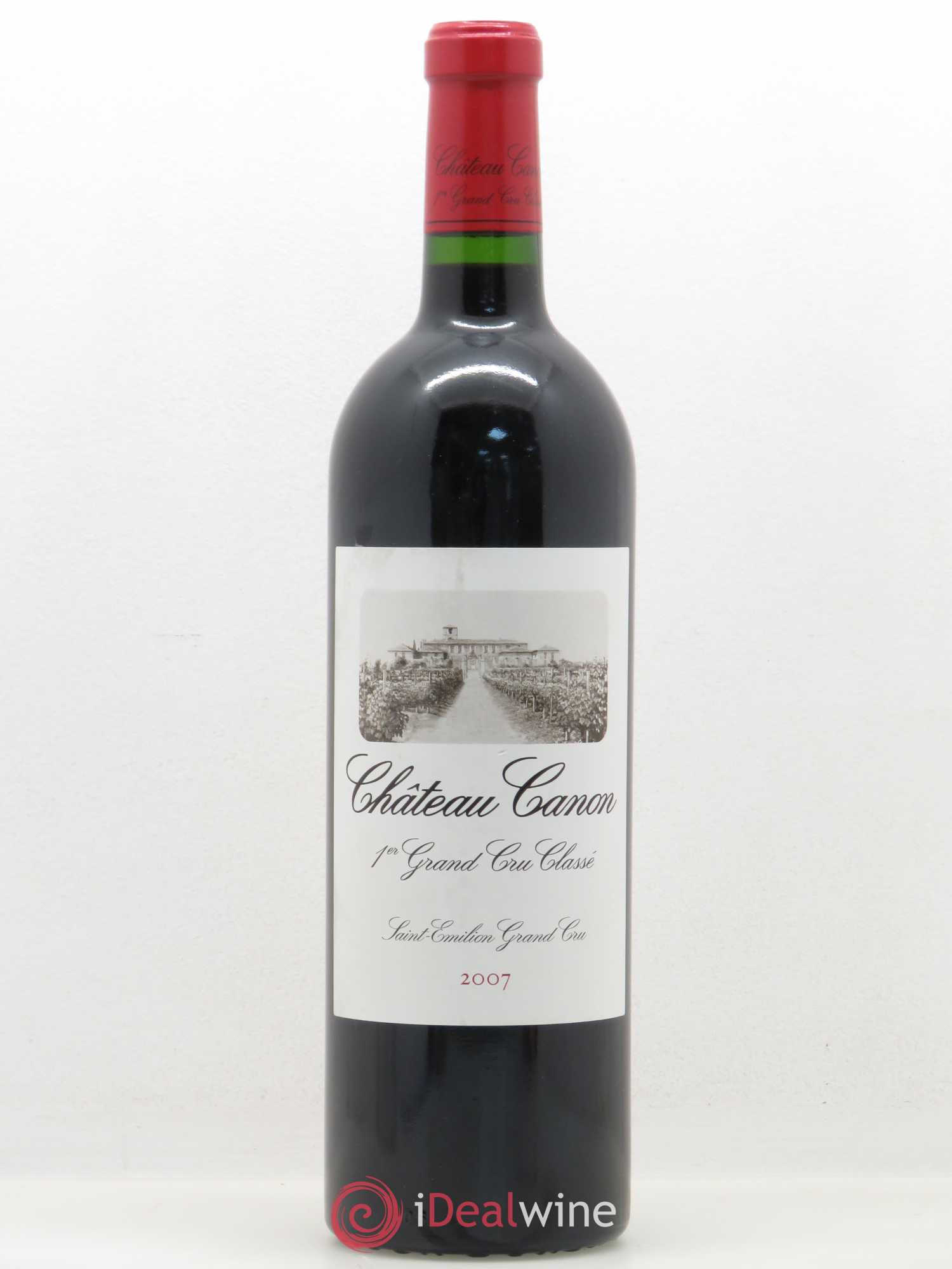 Château Canon 1er Grand Cru Classé B 2007 - Lot de 1 bouteille - 0
