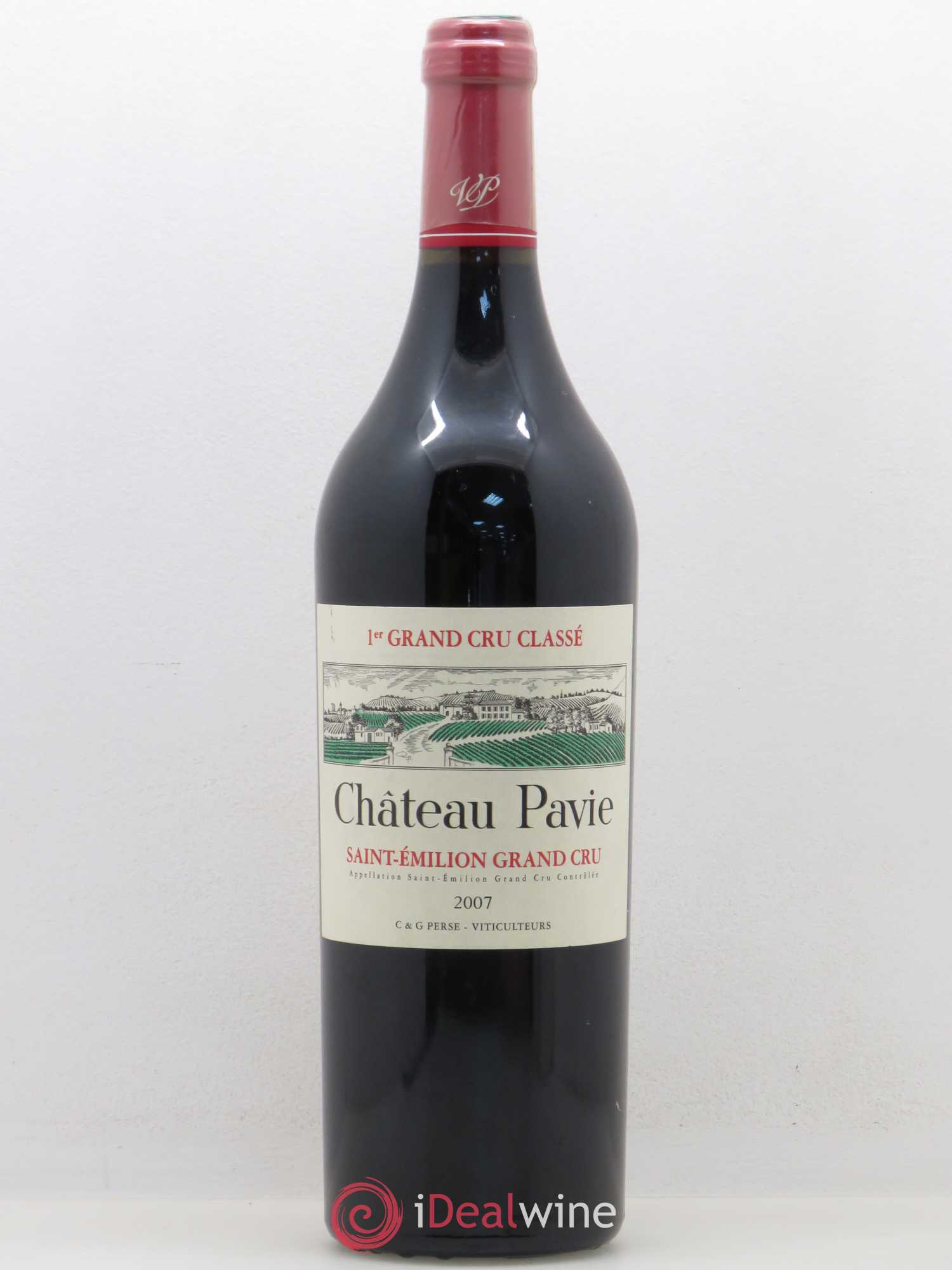 Château Pavie 1er Grand Cru Classé A 2007 - Lot de 1 bouteille - 0
