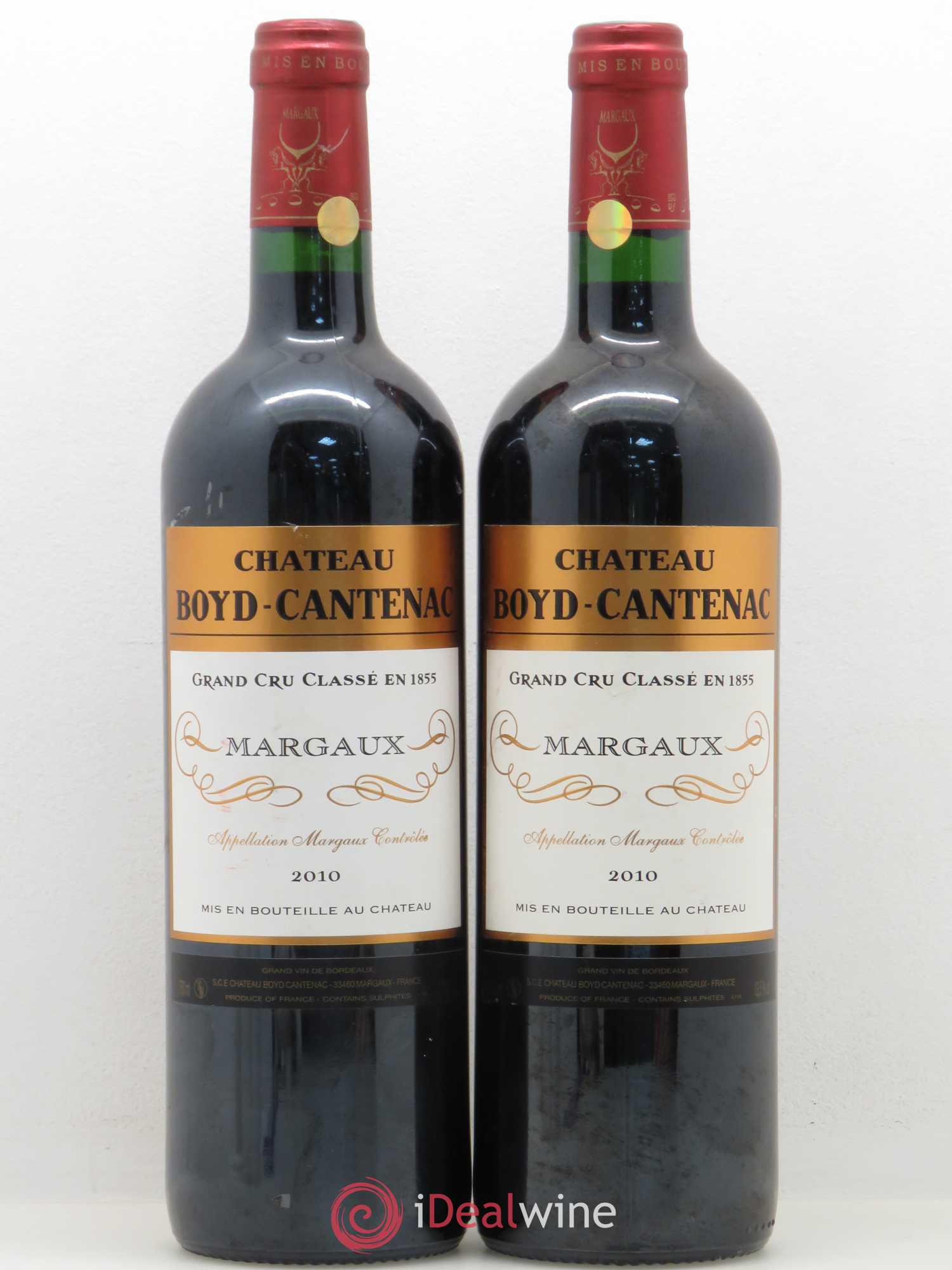 Château Boyd Cantenac 3ème Grand Cru Classé 2010 - Lot de 2 bouteilles - 0