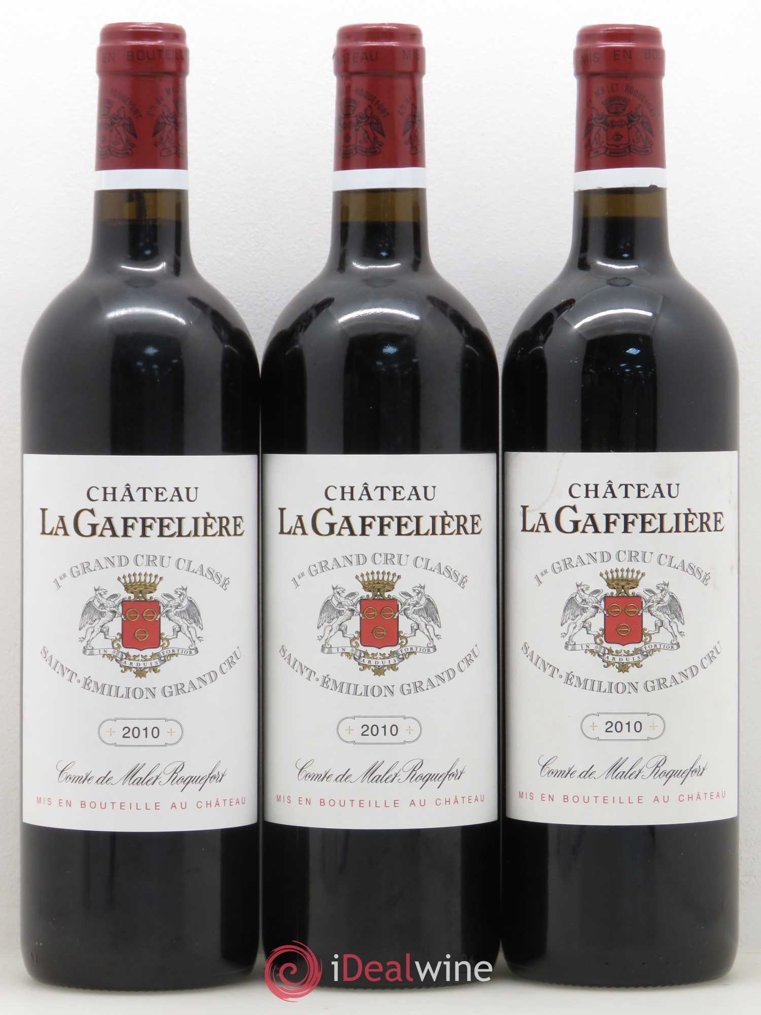Château la Gaffelière 1er Grand Cru Classé B 2010 - Lot de 3 bouteilles - 0