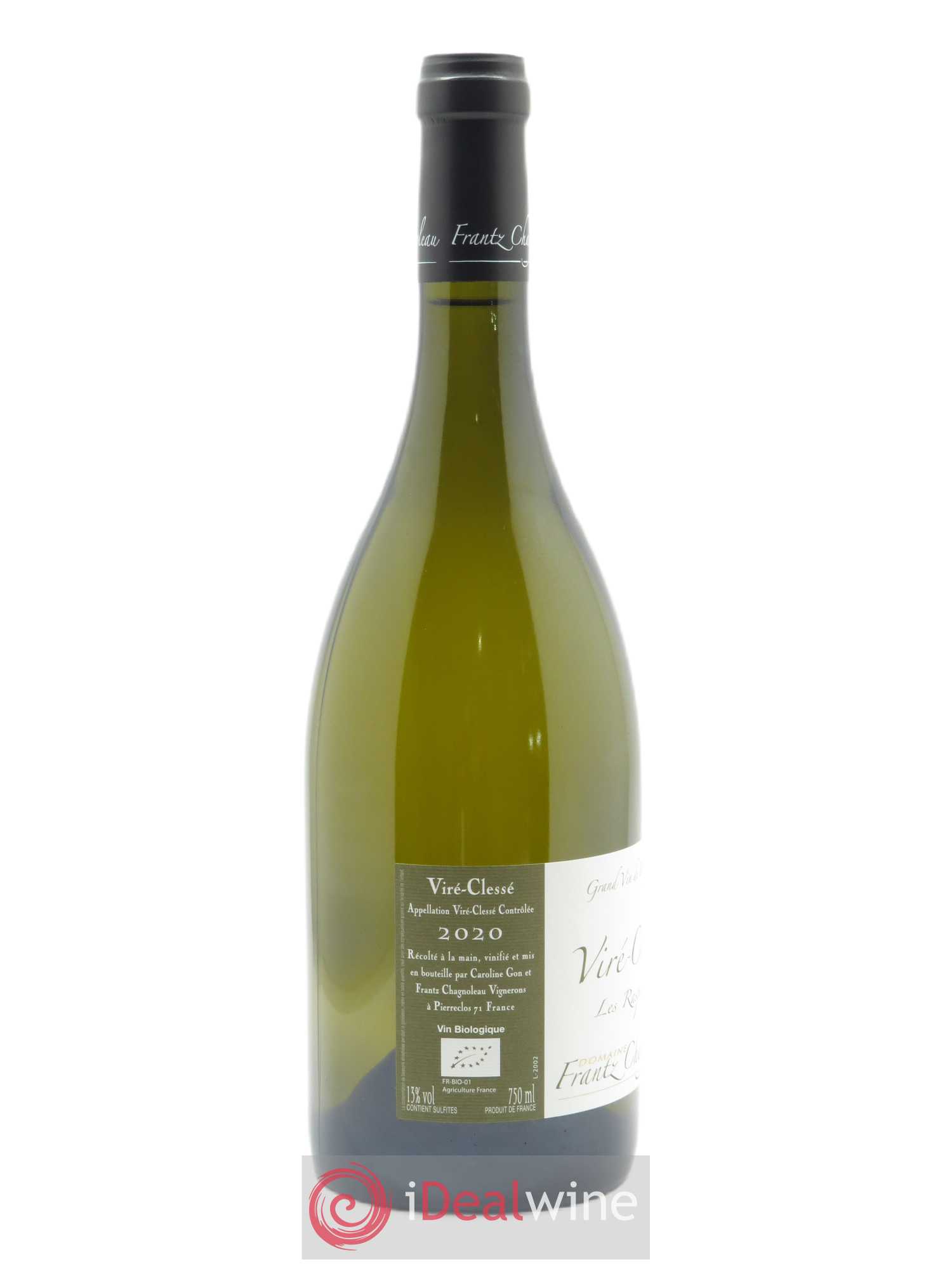 Viré-Clessé Les Raspillères Frantz Chagnoleau (Domaine) 2020 - Lot of 1 bottle - 1