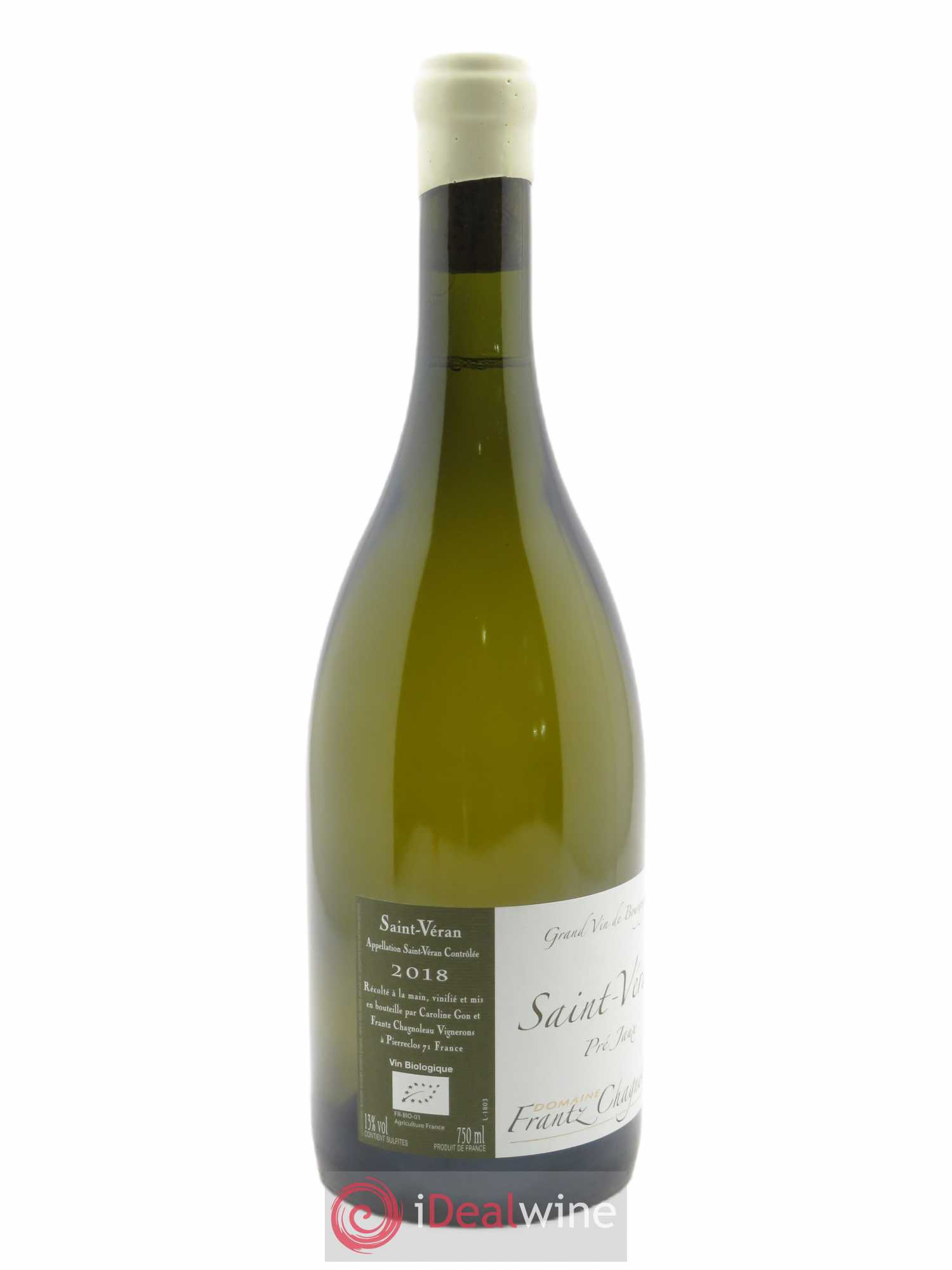 Saint-Véran Pré Jaux Frantz Chagnoleau (Domaine) 2018 - Lot de 1 bouteille - 1