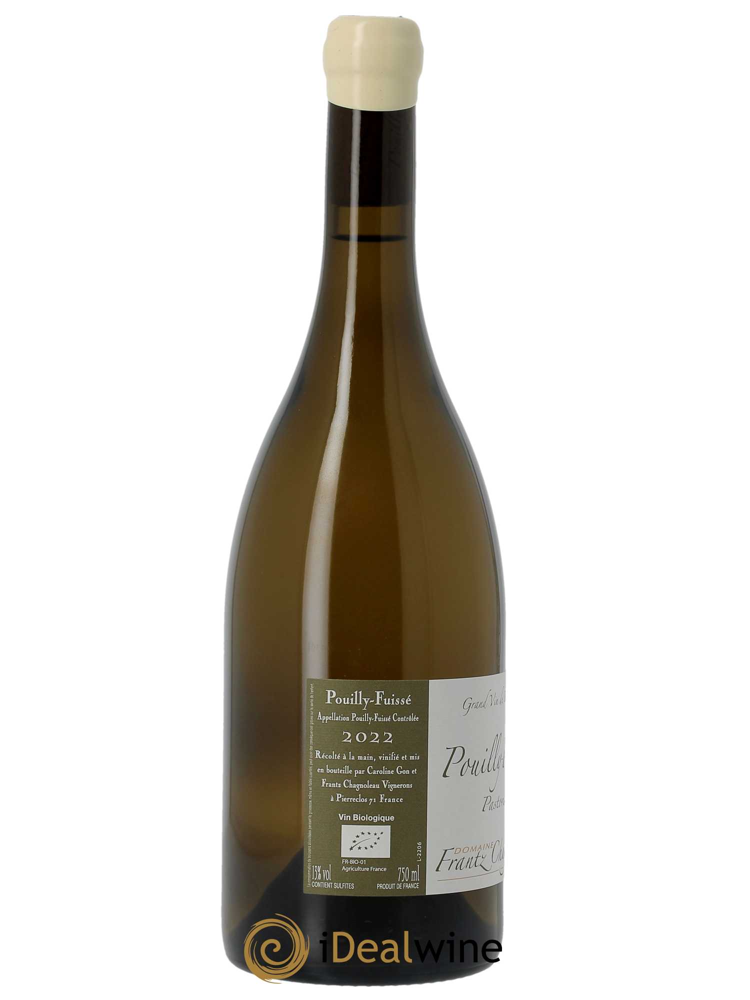 Pouilly-Fuissé Pastoral Frantz Chagnoleau (Domaine) 2022 - Lot de 1 bouteille - 1