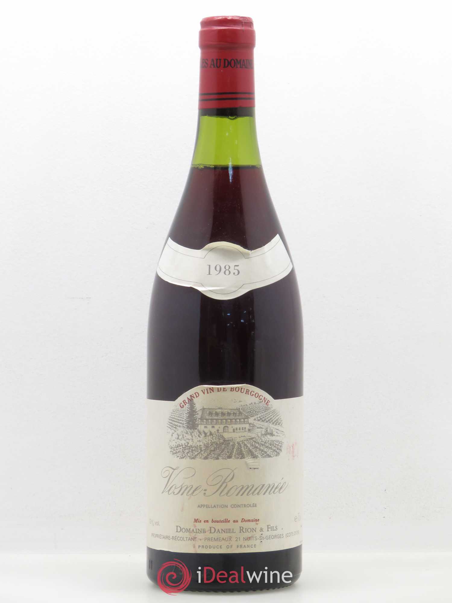 Vosne-Romanée Domaine Daniel Rion 1985 - Lot de 1 bouteille - 0