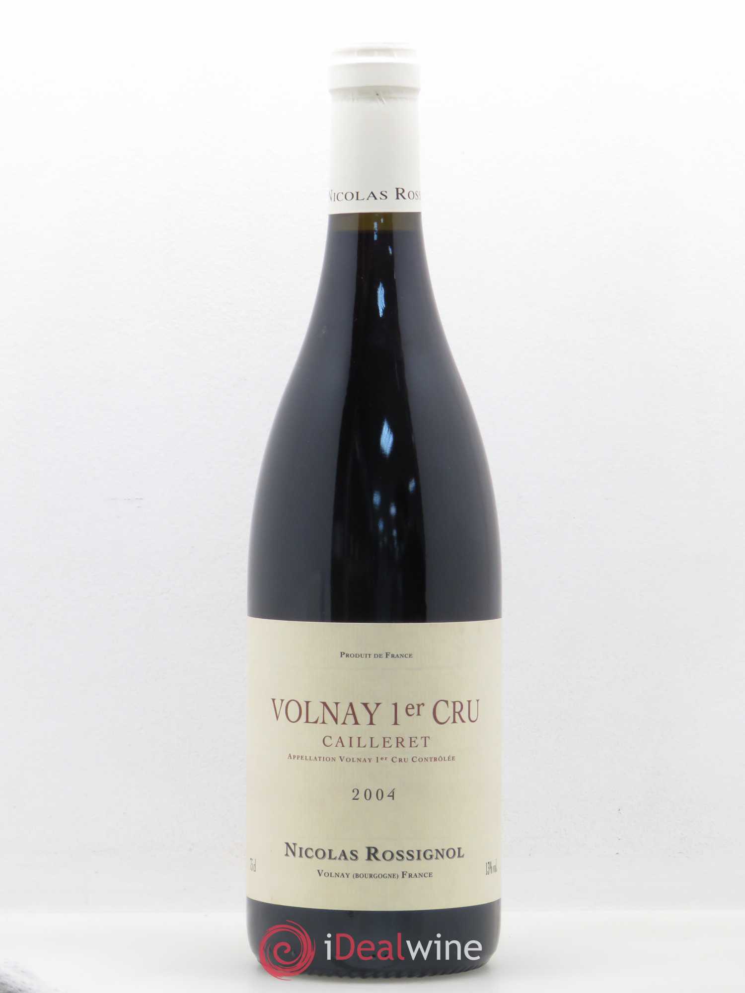 Volnay 1er Cru Cailleret Nicolas Rossignol (sans prix de réserve) 2004 - Posten von 1 Flasche - 0