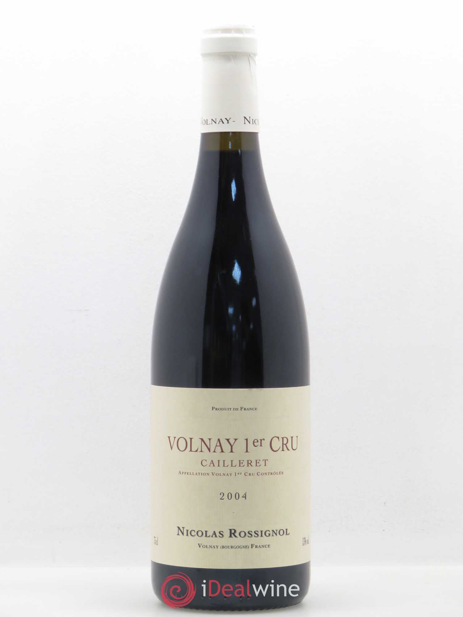 Volnay 1er Cru Cailleret Nicolas Rossignol (sans prix de réserve) 2004 - Posten von 1 Flasche - 0