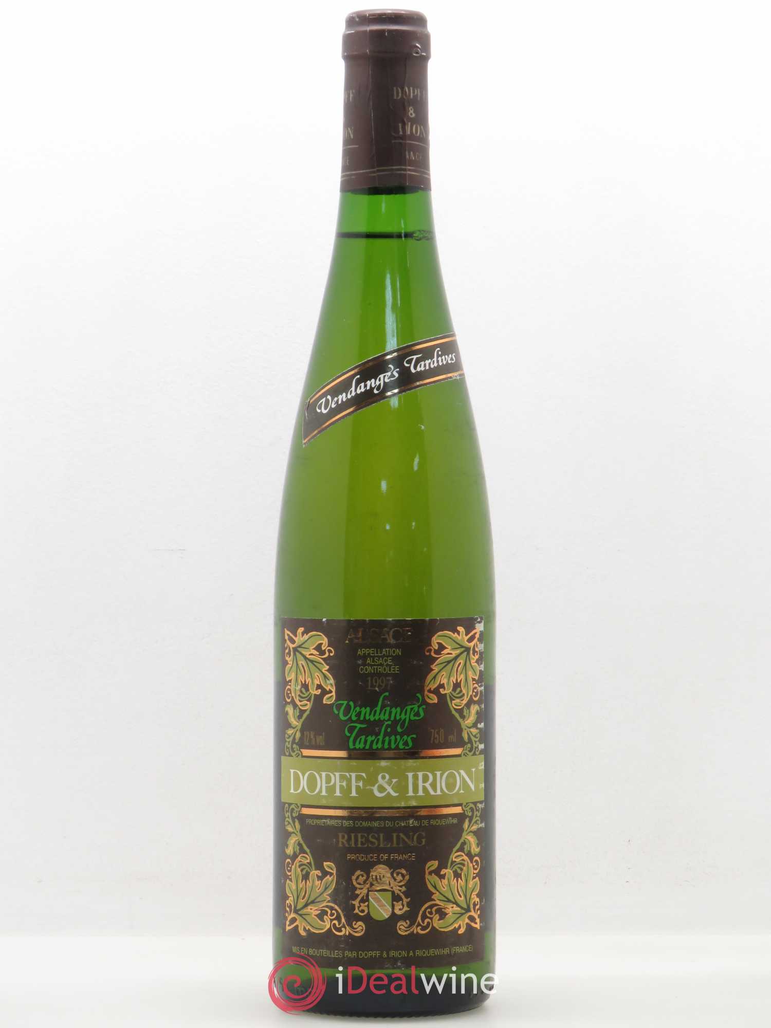 Riesling Vendanges Tardives Dopff et Irion 1997 - Posten von 1 Flasche - 0