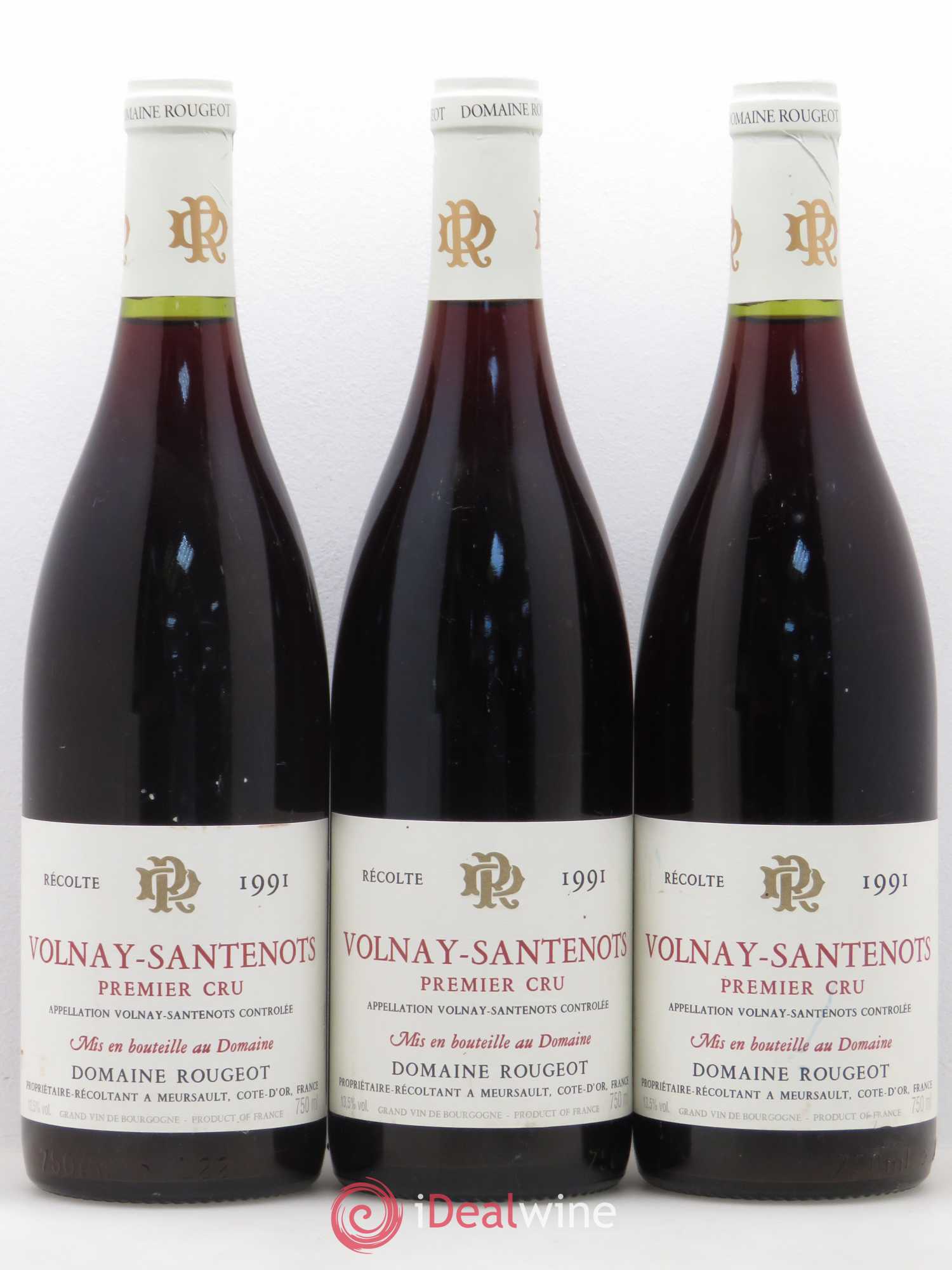 Volnay 1er Cru 1991 - Lot de 3 bouteilles - 0
