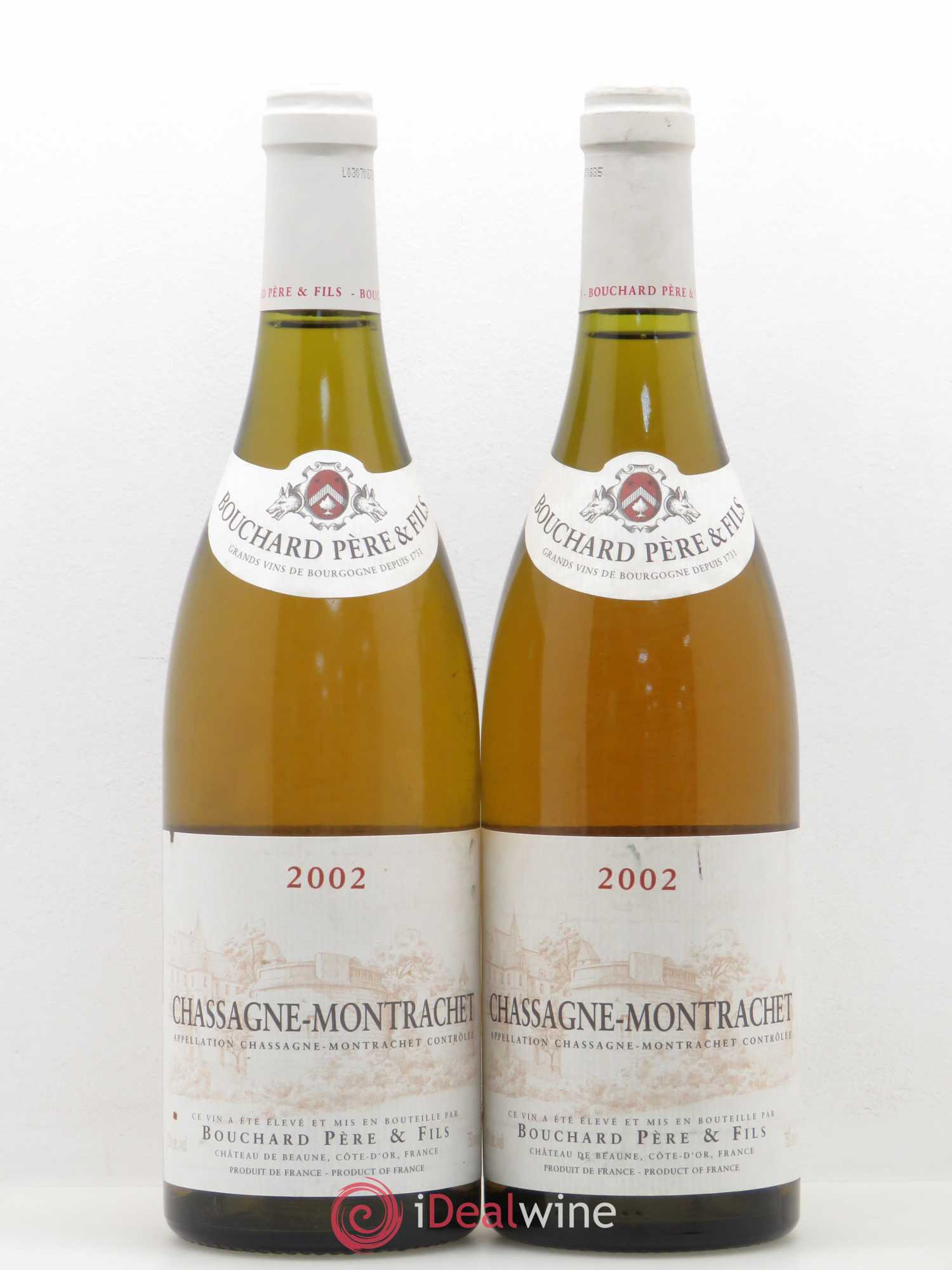 Chassagne-Montrachet Bouchard Pere et Fils 2002 - Posten von 2 Flaschen - 0