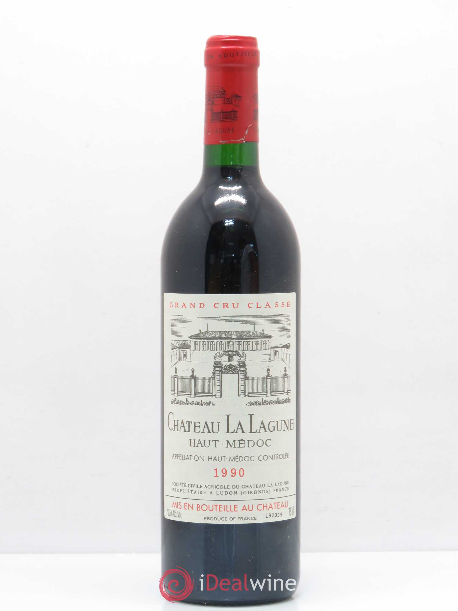 Château la Lagune 3ème Grand Cru Classé 1990 - Lot de 1 bouteille - 0
