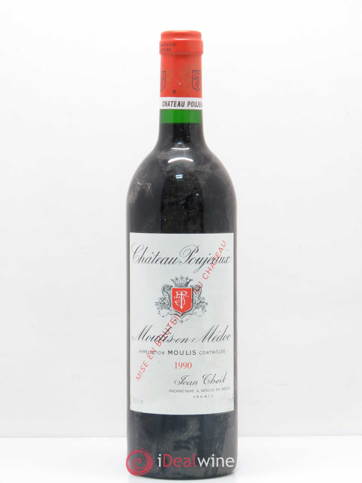Château Poujeaux 1990 - Lot de 1 bouteille - 0