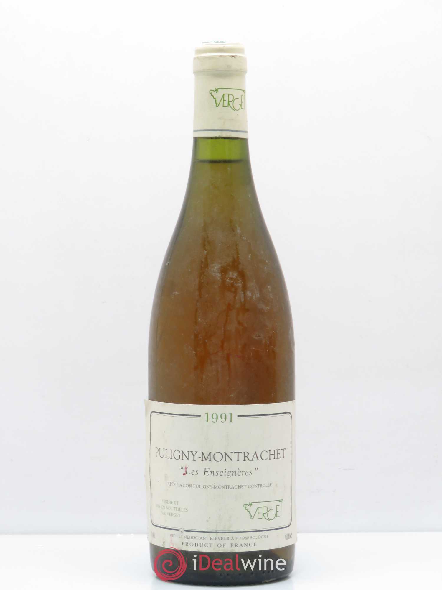 Puligny-Montrachet Les Enseignères Verget 1991 - Posten von 1 Flasche - 0
