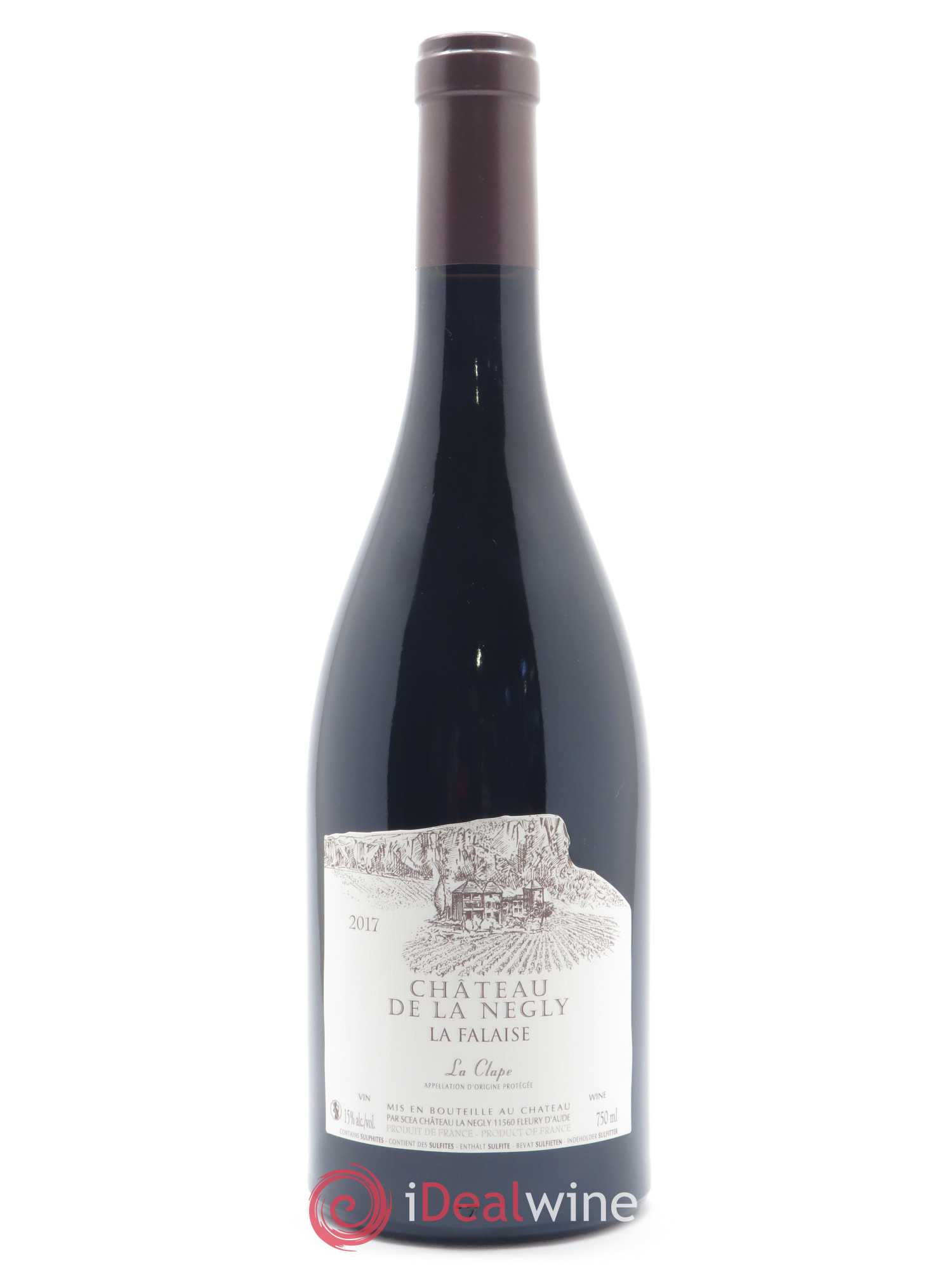 La Clape Château de La Négly La Falaise Jean Paux-Rosset 2017 - Lot de 1 bouteille - 0