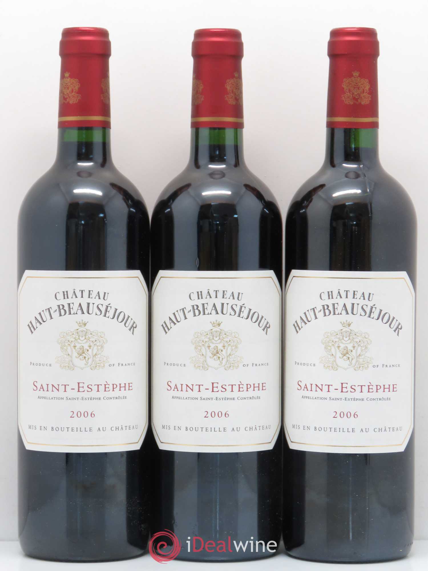 Château Haut Beauséjour Cru Bourgeois 2006 - Lot de 6 bouteilles - 1