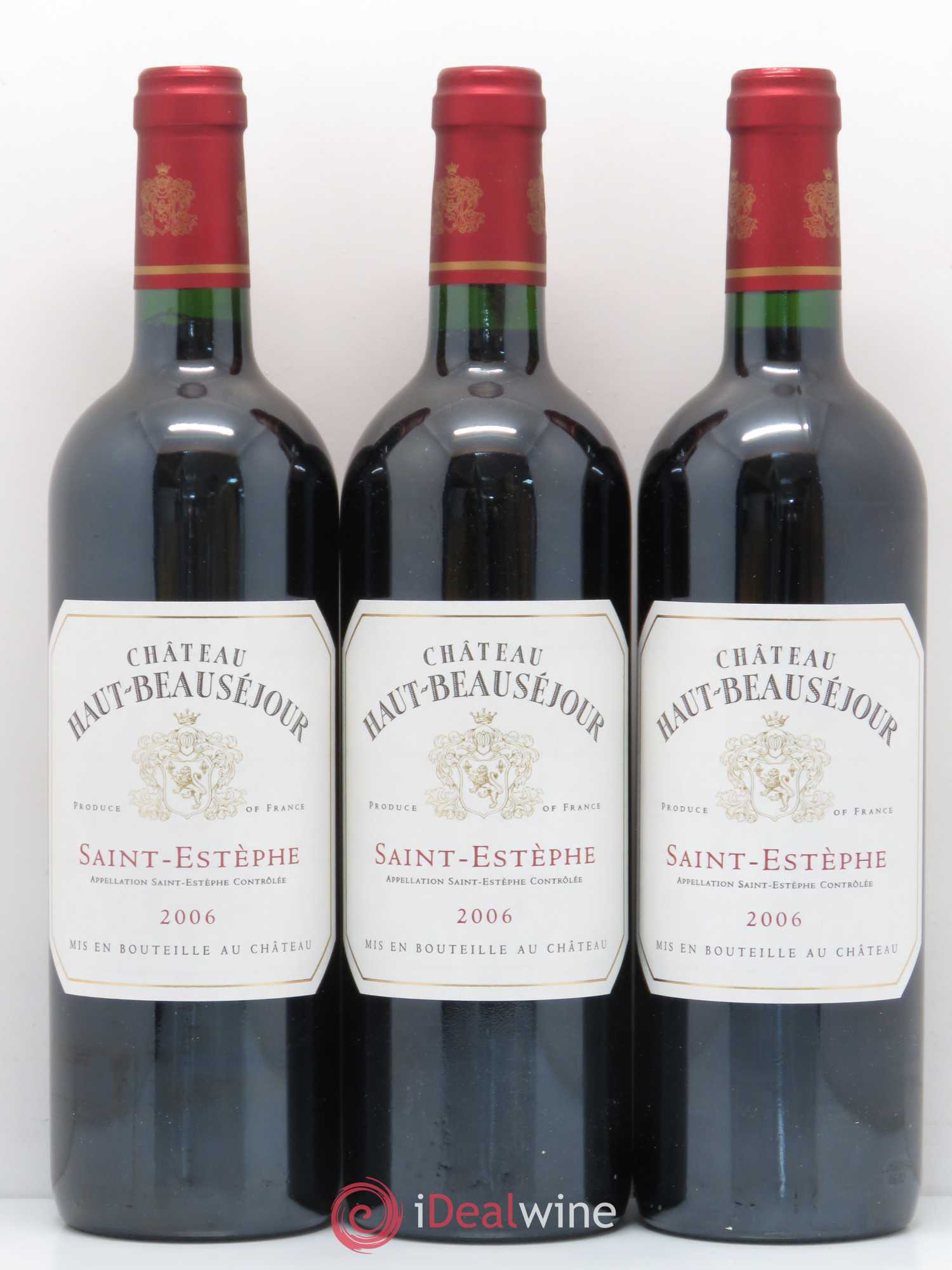 Château Haut Beauséjour Cru Bourgeois 2006 - Lot of 6 bottles - 1