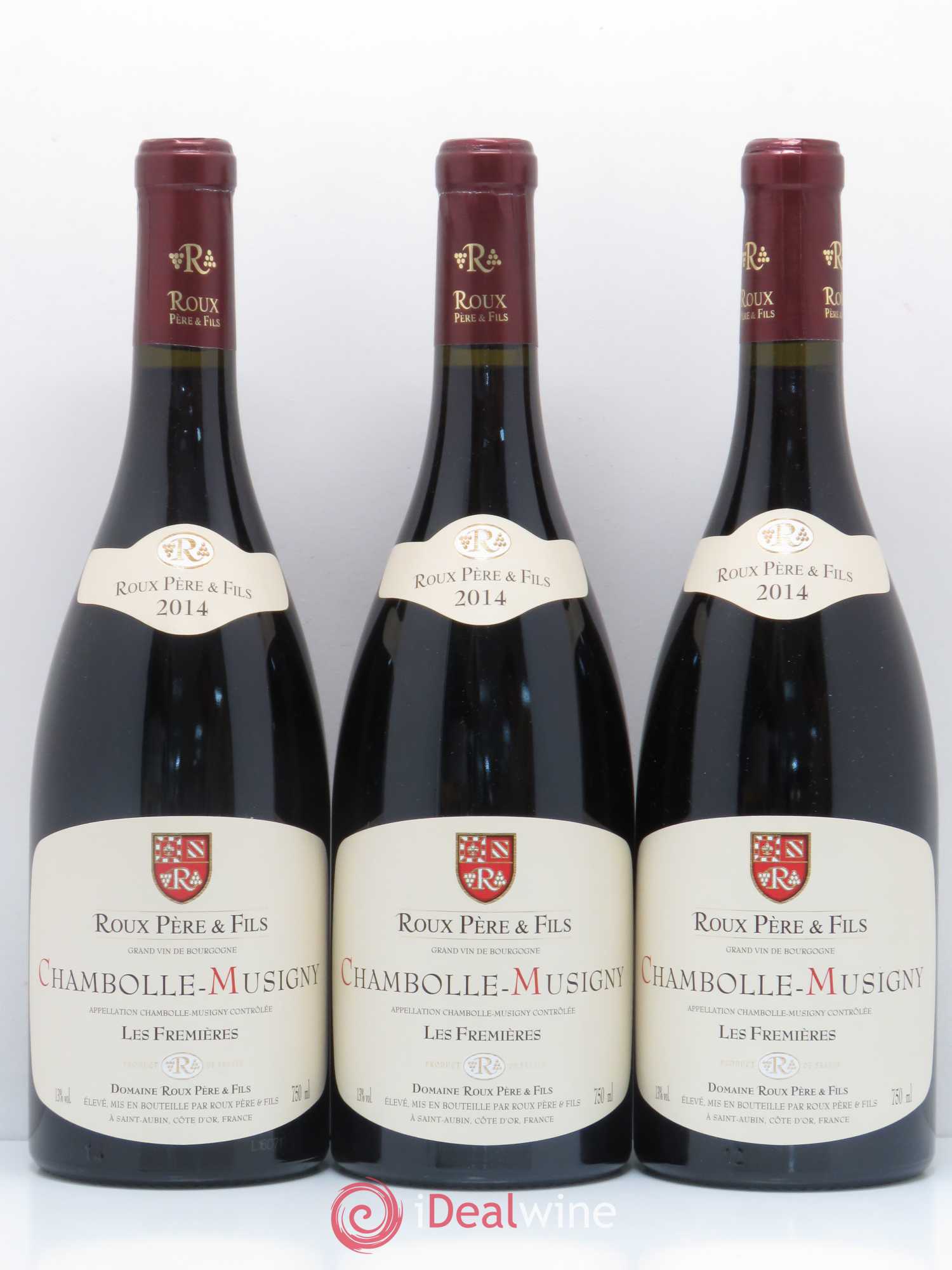 Chambolle-Musigny Les Fremières Domaine Roux 2014 - Lot de 3 bouteilles - 0