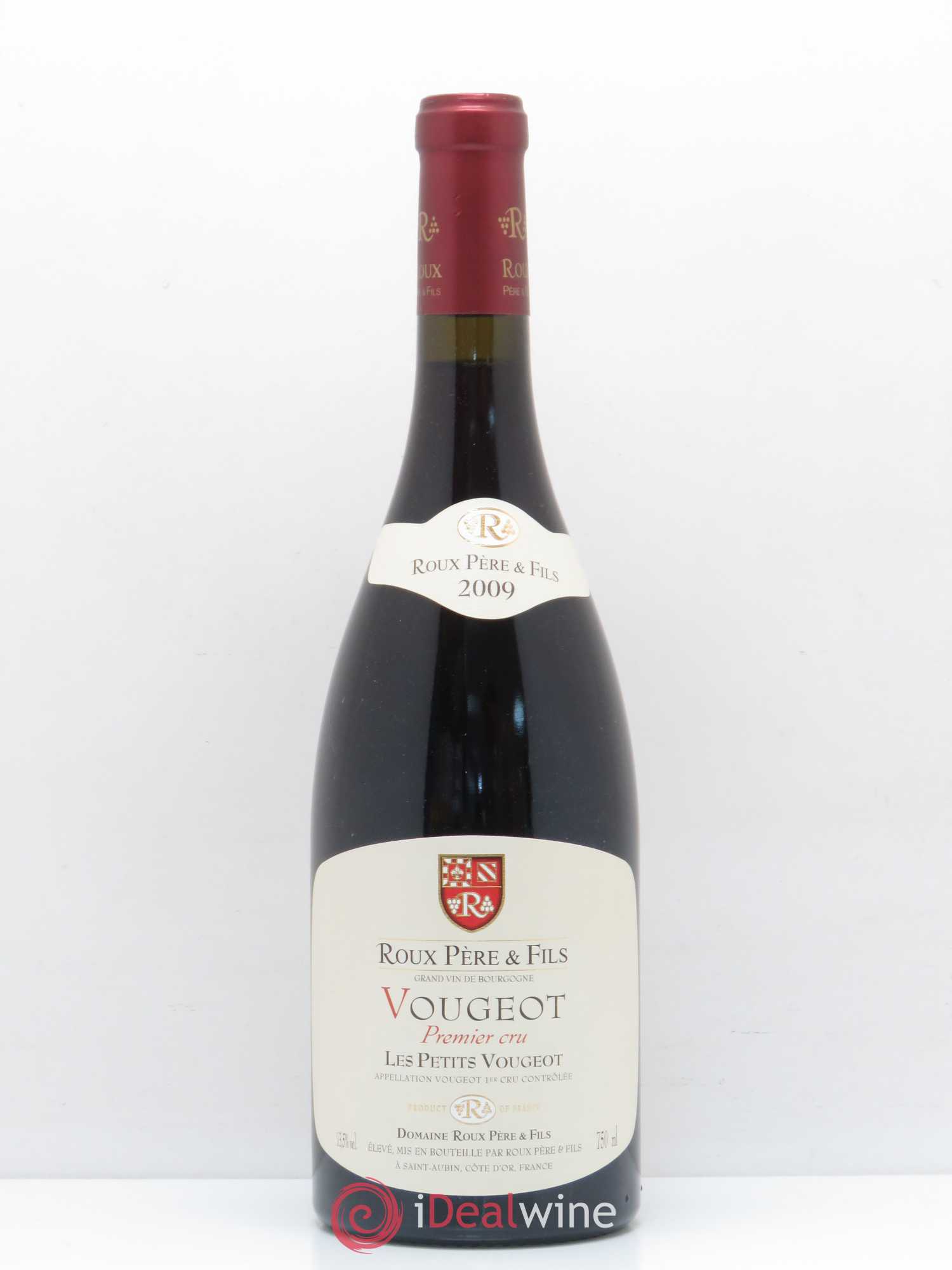 Vougeot 1er Cru Les Petits Vougeot Domaine Roux 2009 - Posten von 1 Flasche - 0