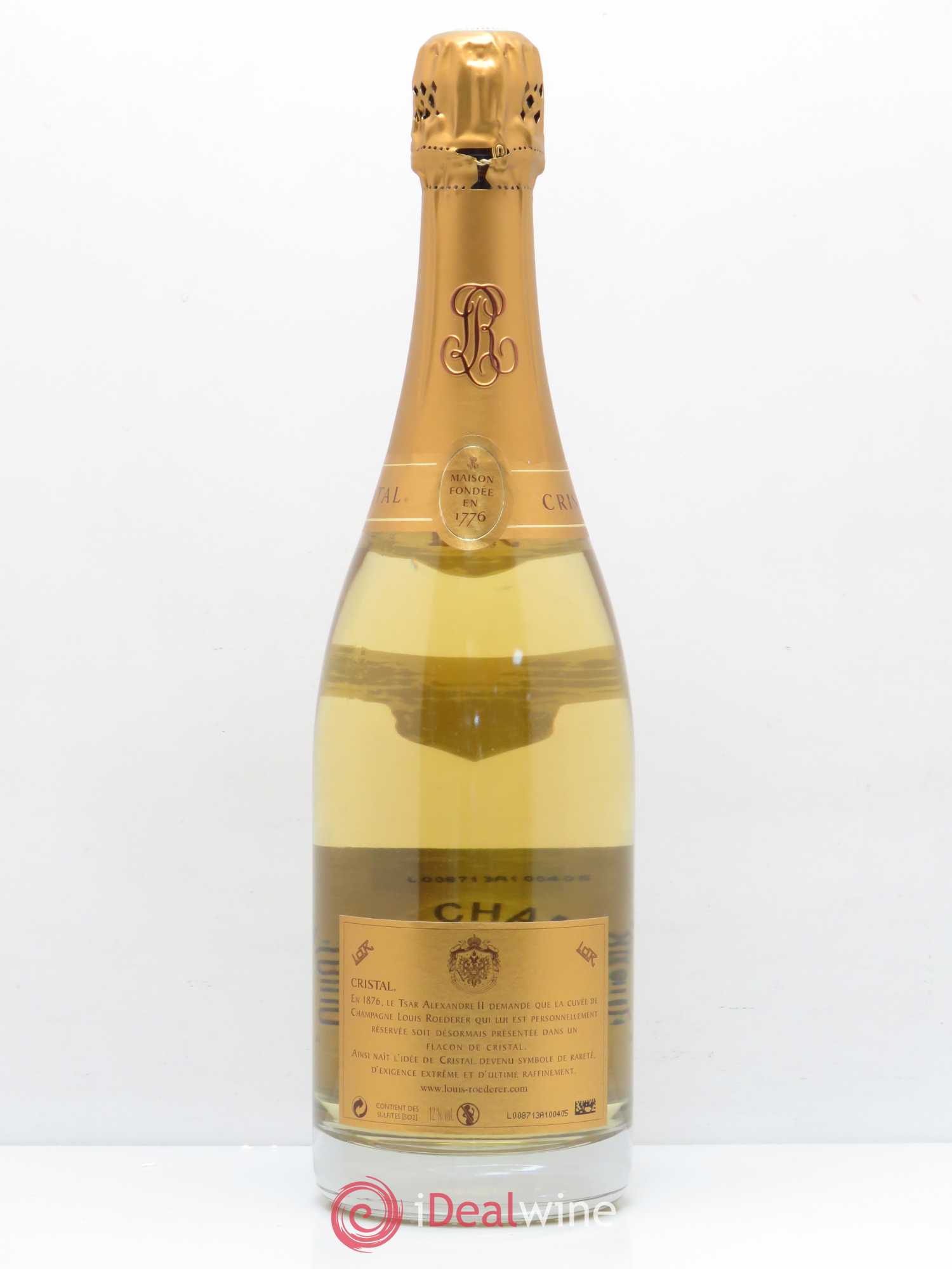 Cristal Louis Roederer 2004 - Lot de 1 bouteille - 1