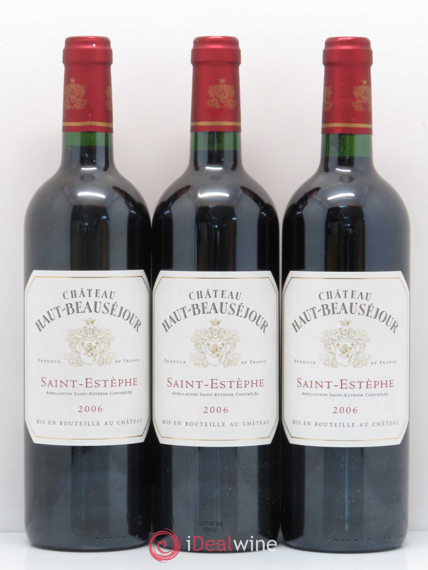 Château Haut Beauséjour Cru Bourgeois 2006 - Lot de 6 bouteilles - 1