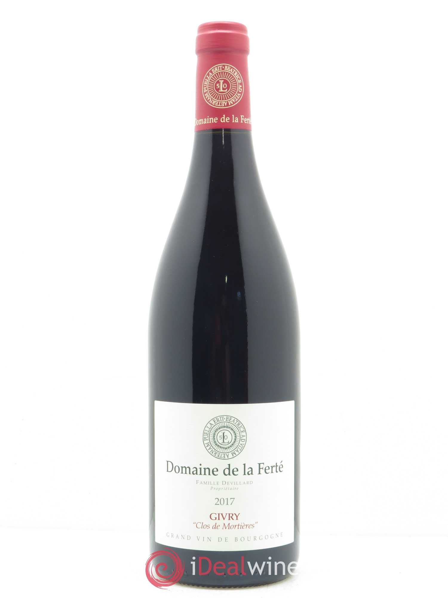Givry Clos de Mortières Domaine de la Ferté 2017 - Lot de 1 bouteille - 0