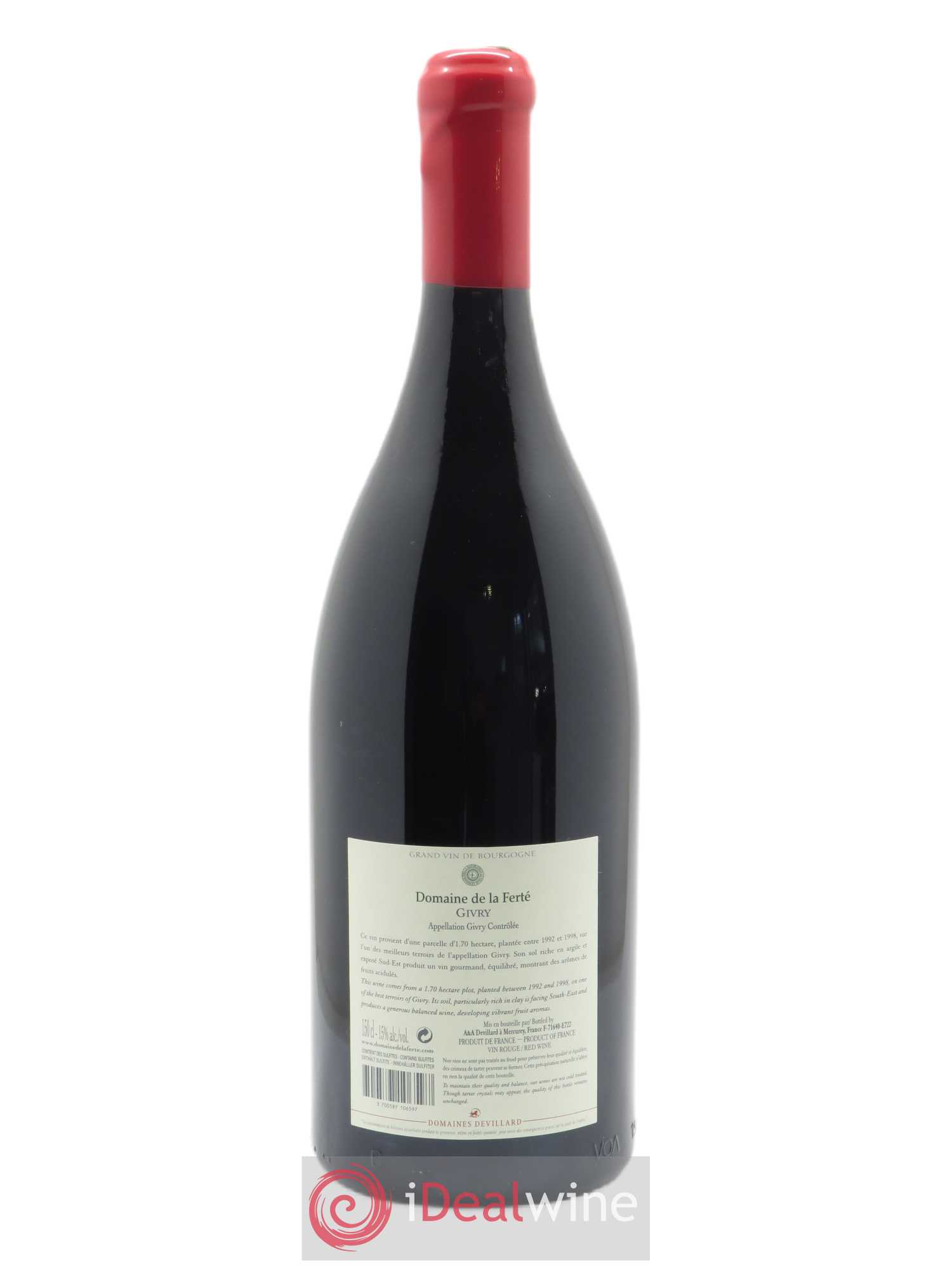 Givry Domaine de la Ferté 2019 - Lot de 1 magnum - 1