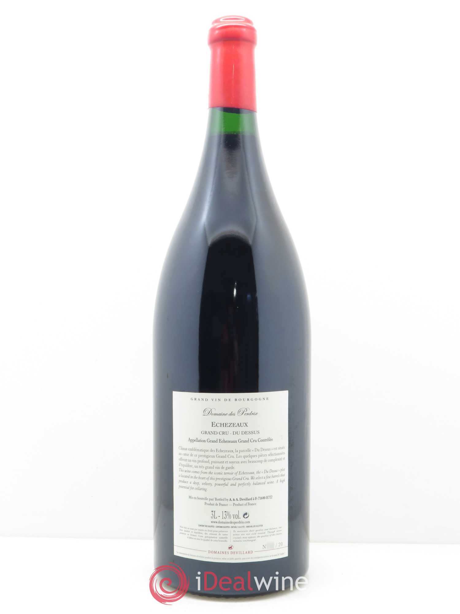 Echezeaux Grand Cru Du dessus Perdrix (Domaine des) 2016 - Lot de 1 double magnum - 1