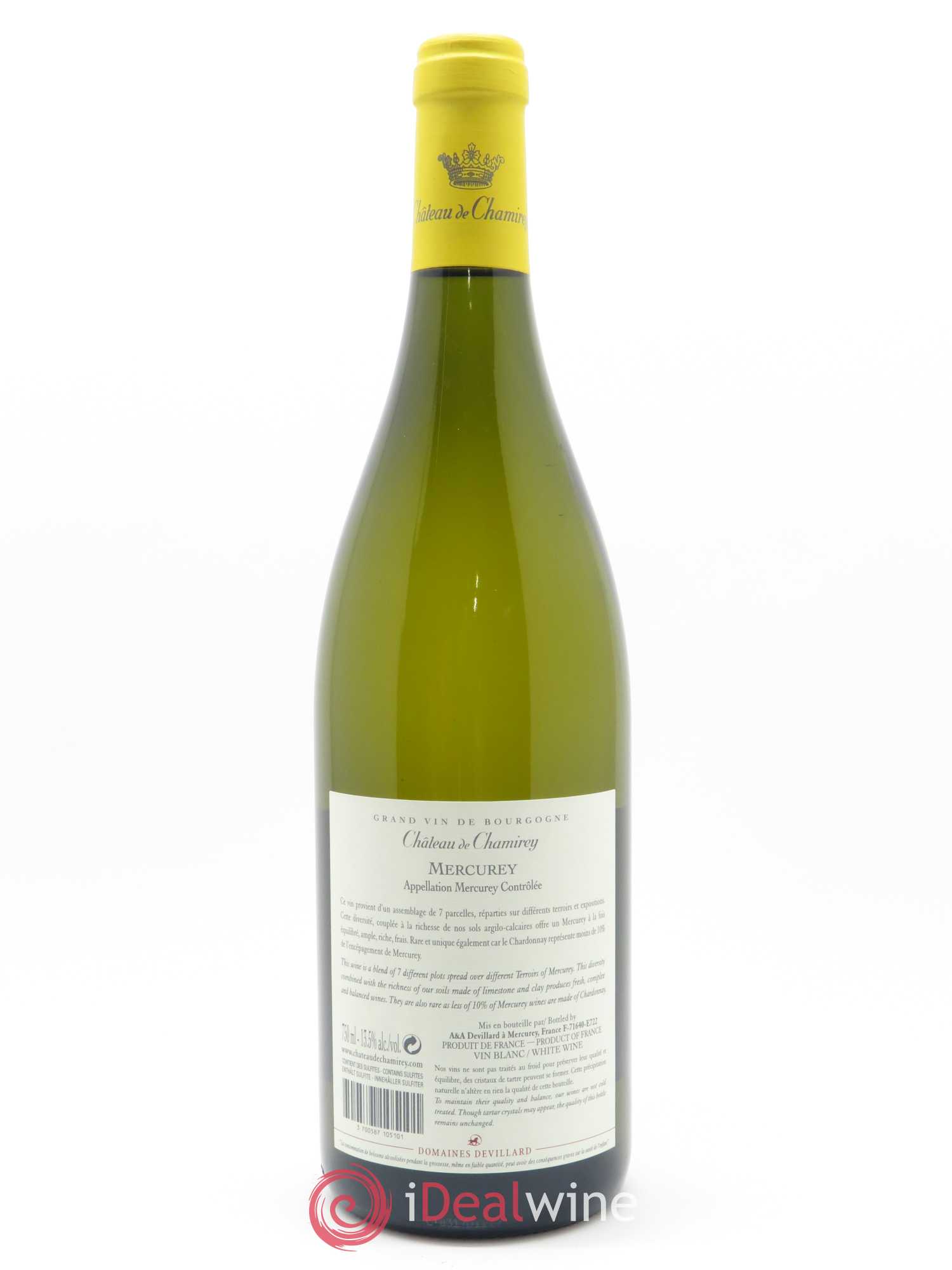 Mercurey Château de Chamirey 2017 - Lot de 1 bouteille - 1