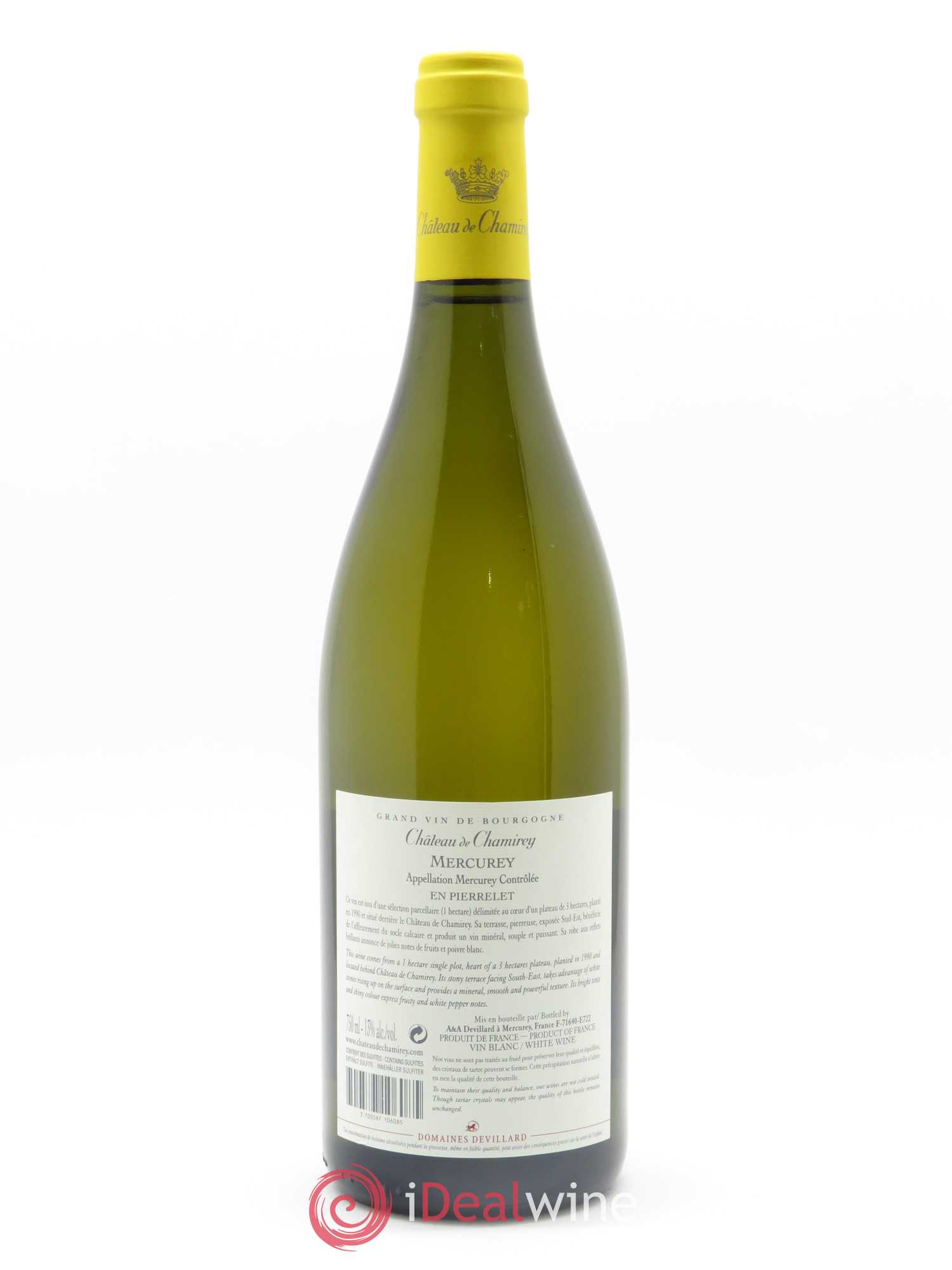 Mercurey En Pierrelet Château de Chamirey 2018 - Lot de 1 bouteille - 1