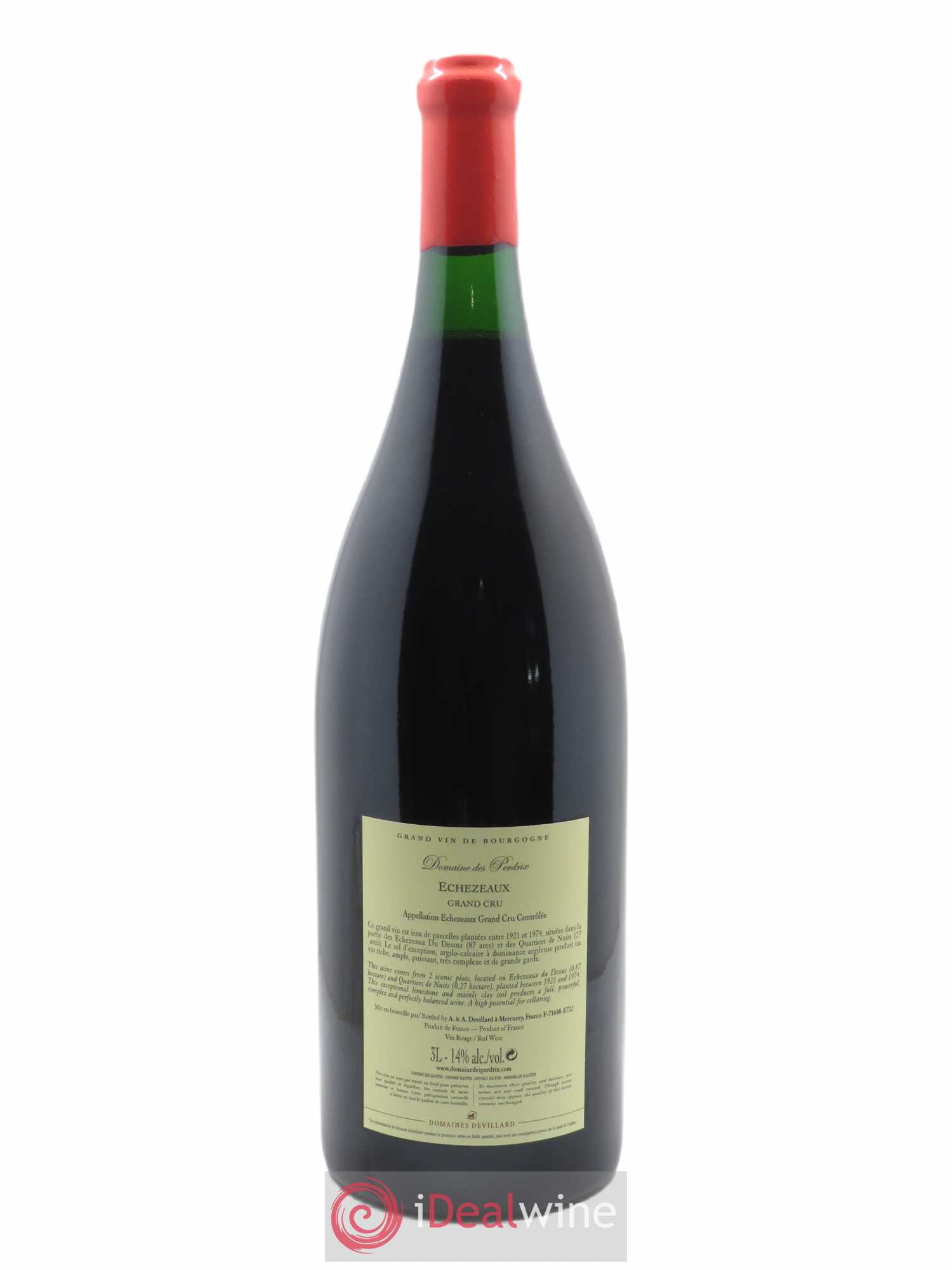Echezeaux Grand Cru Perdrix (Domaine des) 2019 - Lot de 1 double magnum - 2