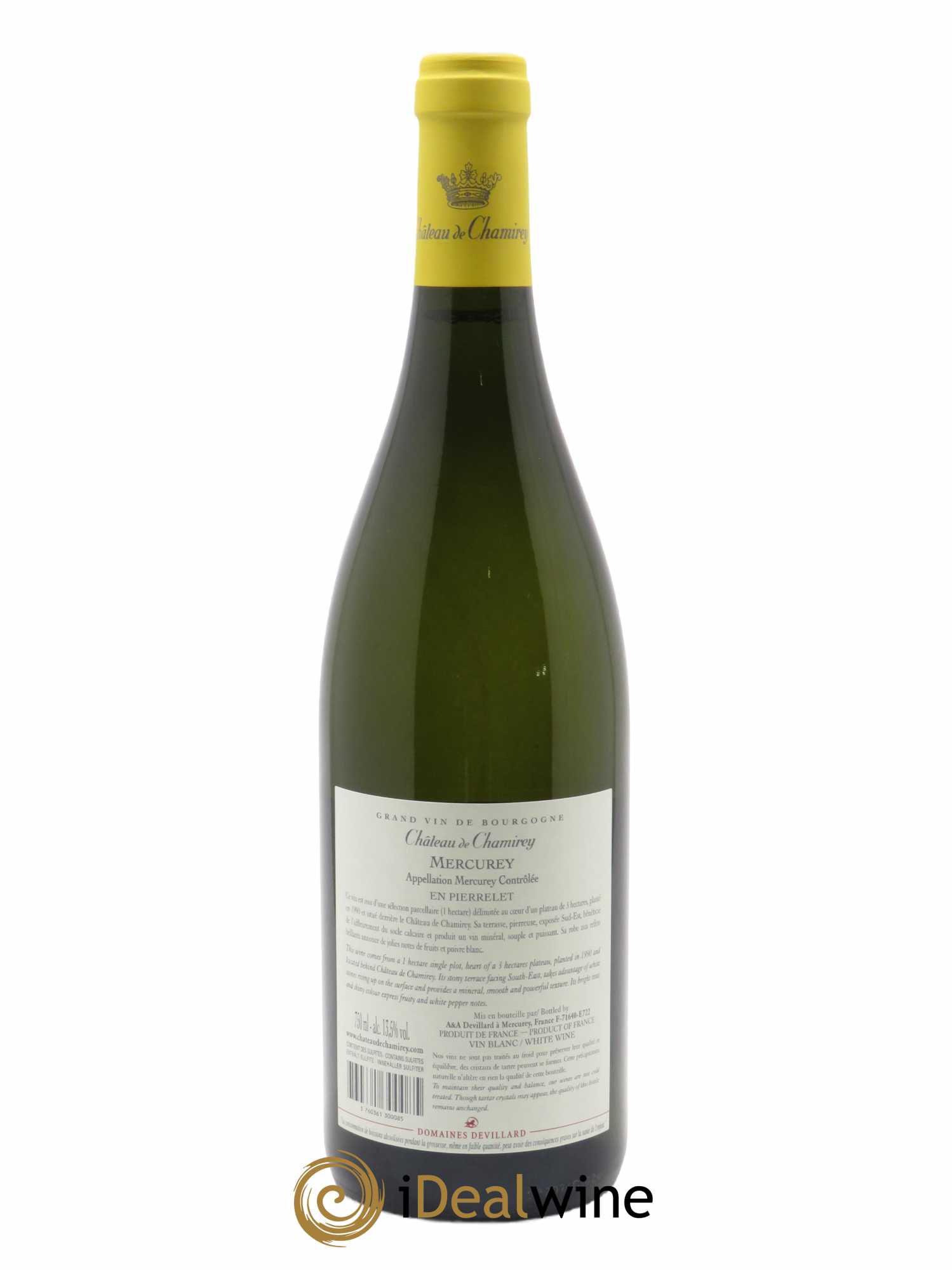 Mercurey En Pierrelet Château de Chamirey 2020 - Lot de 1 bouteille - 1