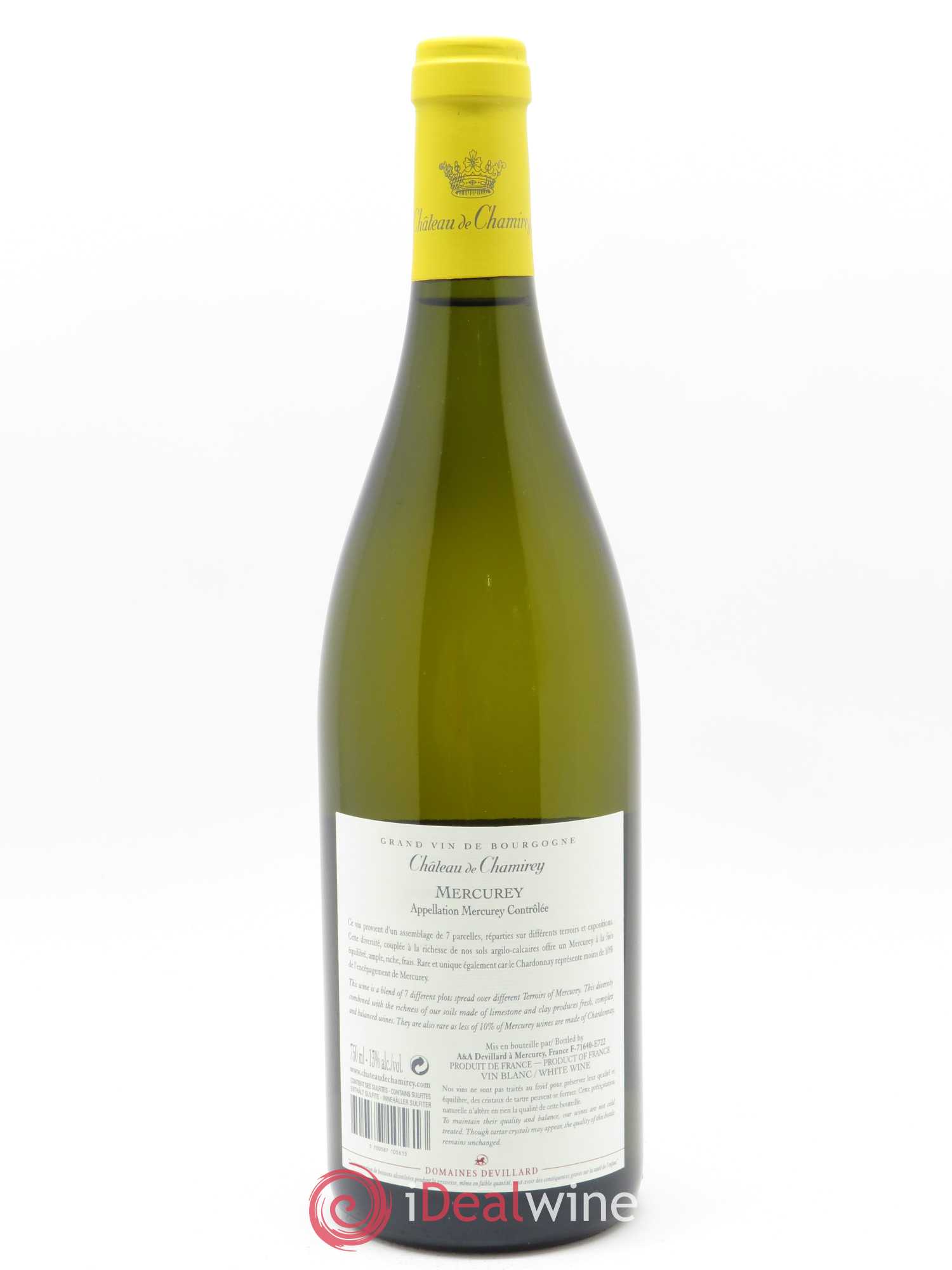 Mercurey Château de Chamirey 2018 - Lot de 1 bouteille - 1
