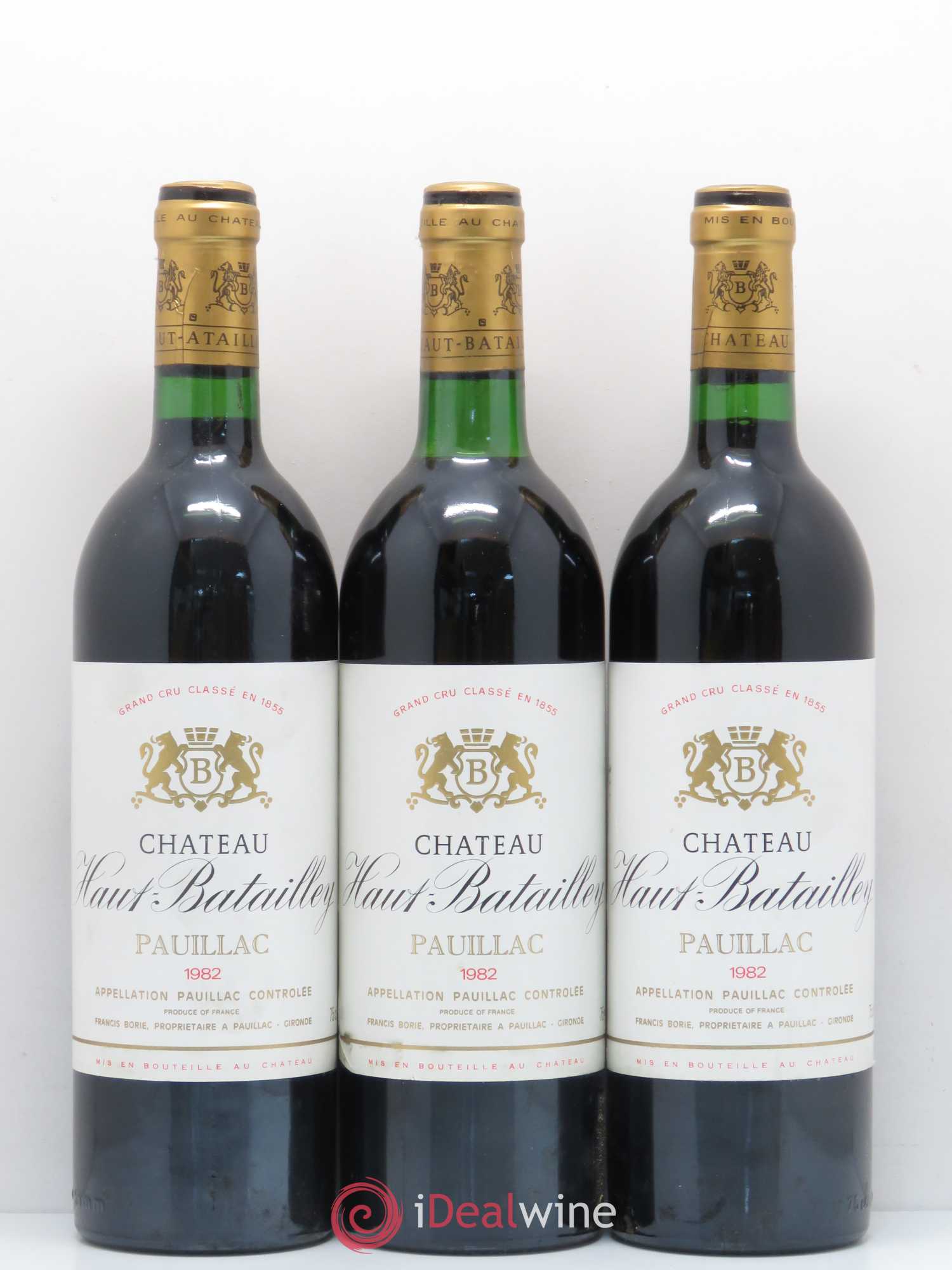 Château Haut Batailley 5ème Grand Cru Classé 1982 - Lot de 6 bouteilles - 1