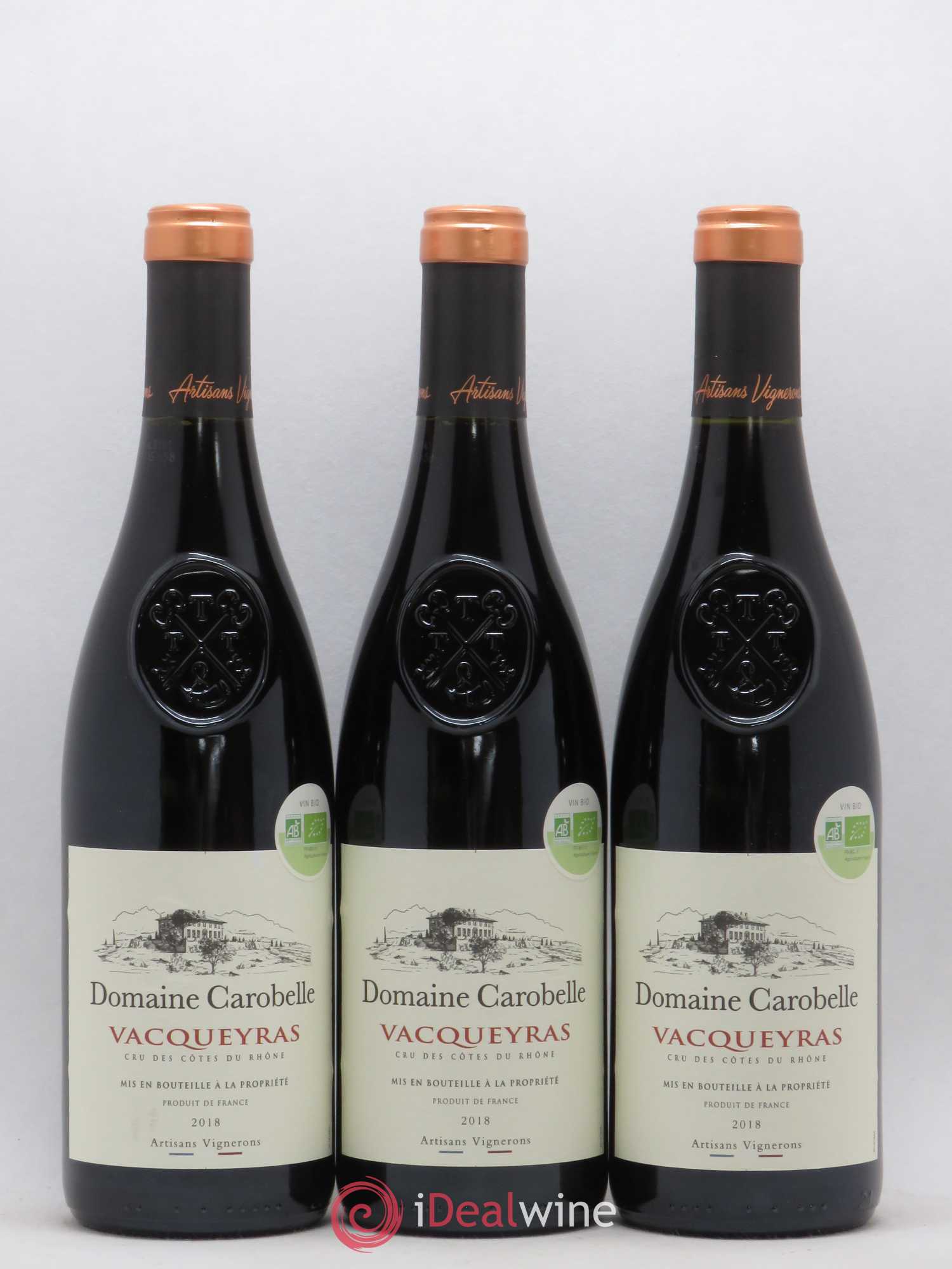 Vacqueyras Domaine Carobelle 2018 - Posten von 3 Flaschen - 0