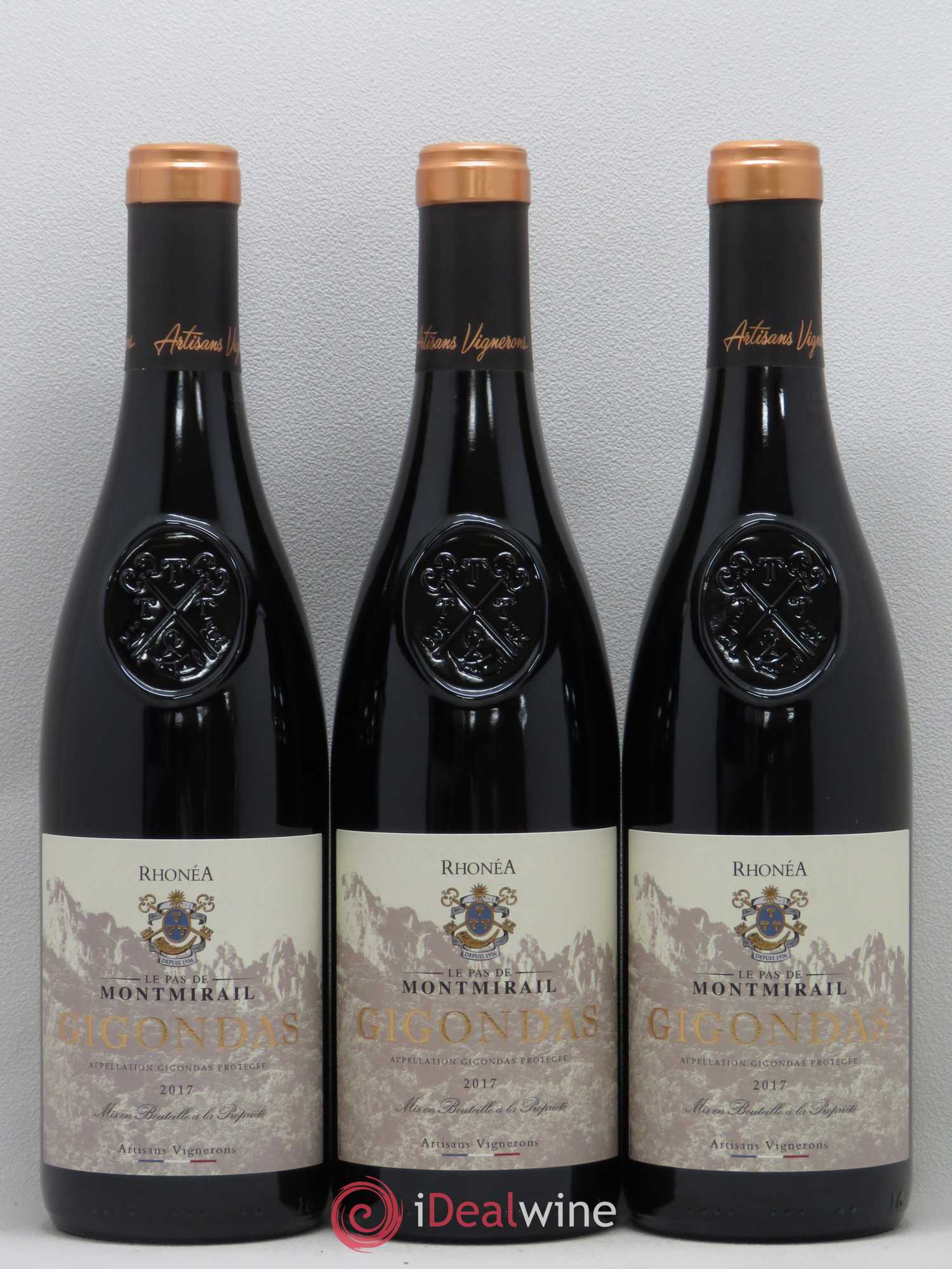 Gigondas Pas de Montmirail 2017 - Posten von 3 Flaschen - 0