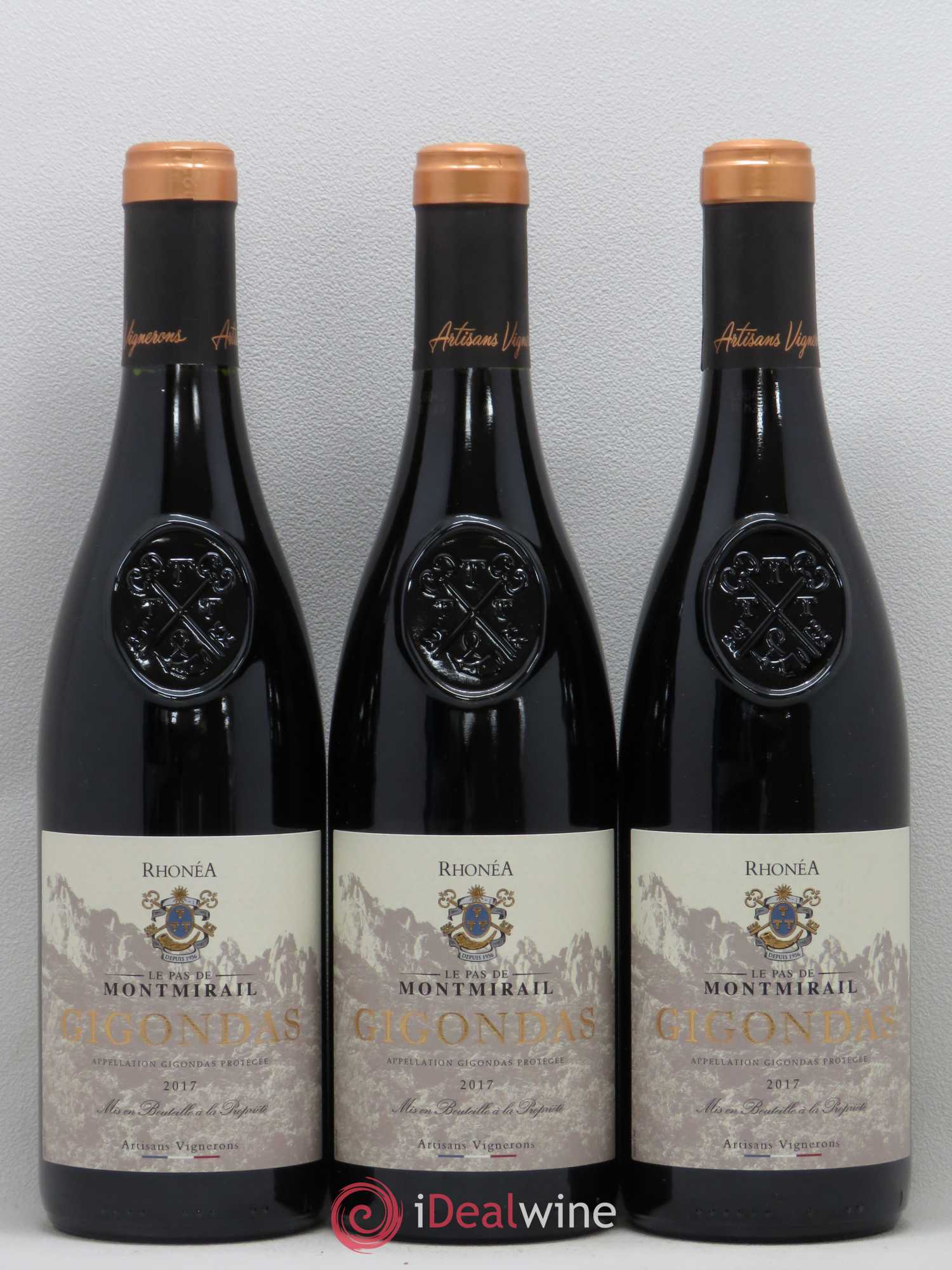 Gigondas Pas de Montmirail 2017 - Lot de 3 bouteilles - 0