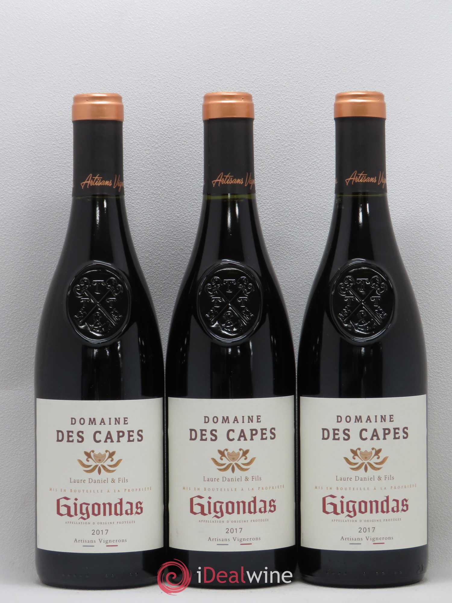 Gigondas Domaine des Capes 2017 - Lot of 3 bottles - 0