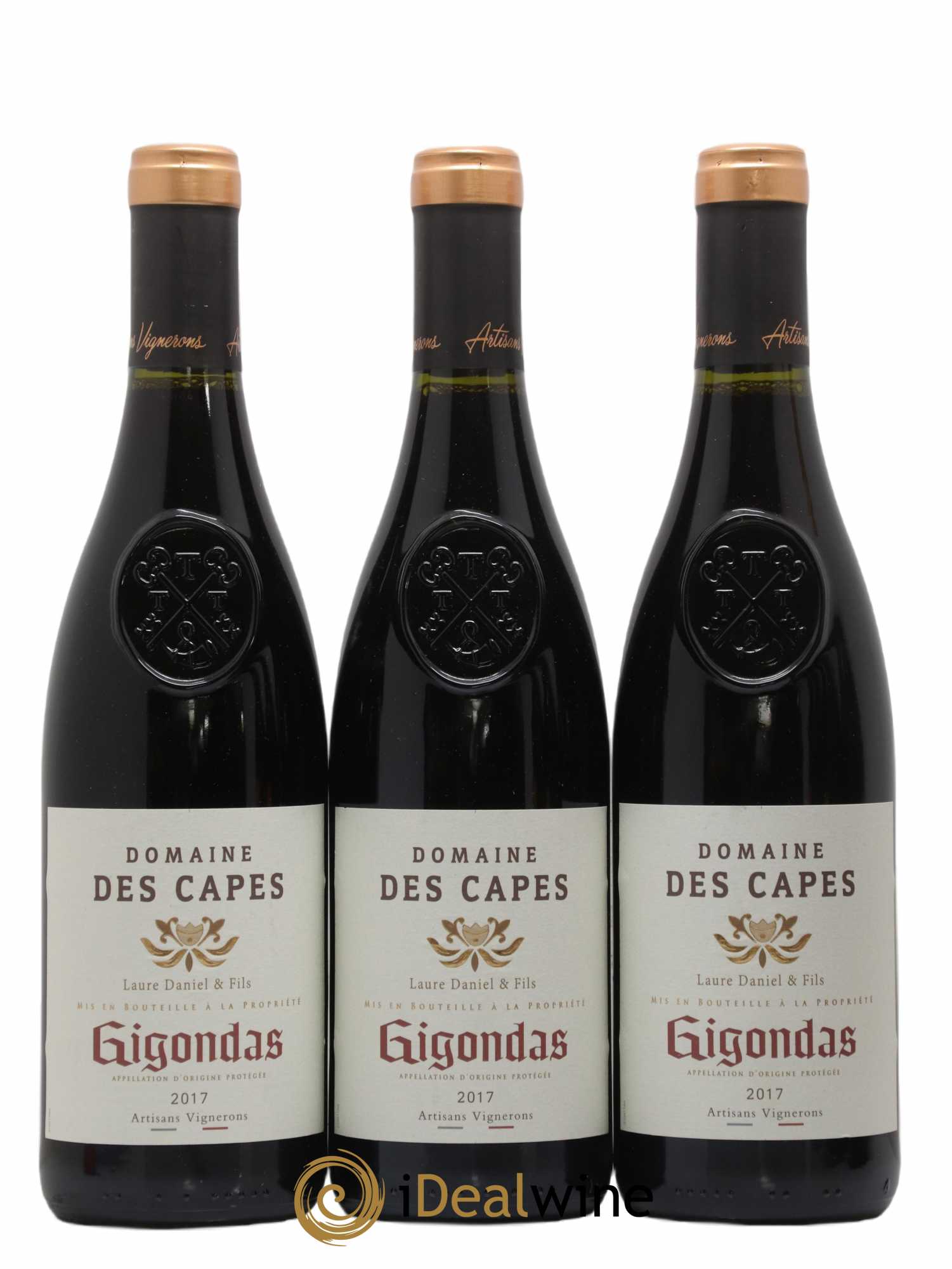 Gigondas Domaine Des Capes 2017 - Posten von 3 Flaschen - 0