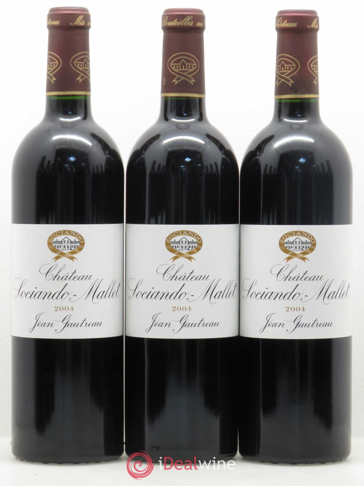 Château Sociando Mallet 2004 - Lot de 12 bouteilles - 2