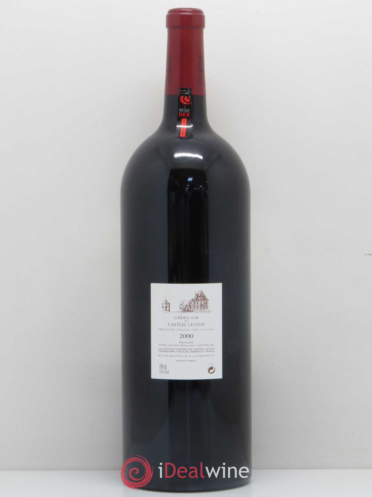 Château Latour 1er Grand Cru Classé 2000 - Lot de 1 magnum - 1