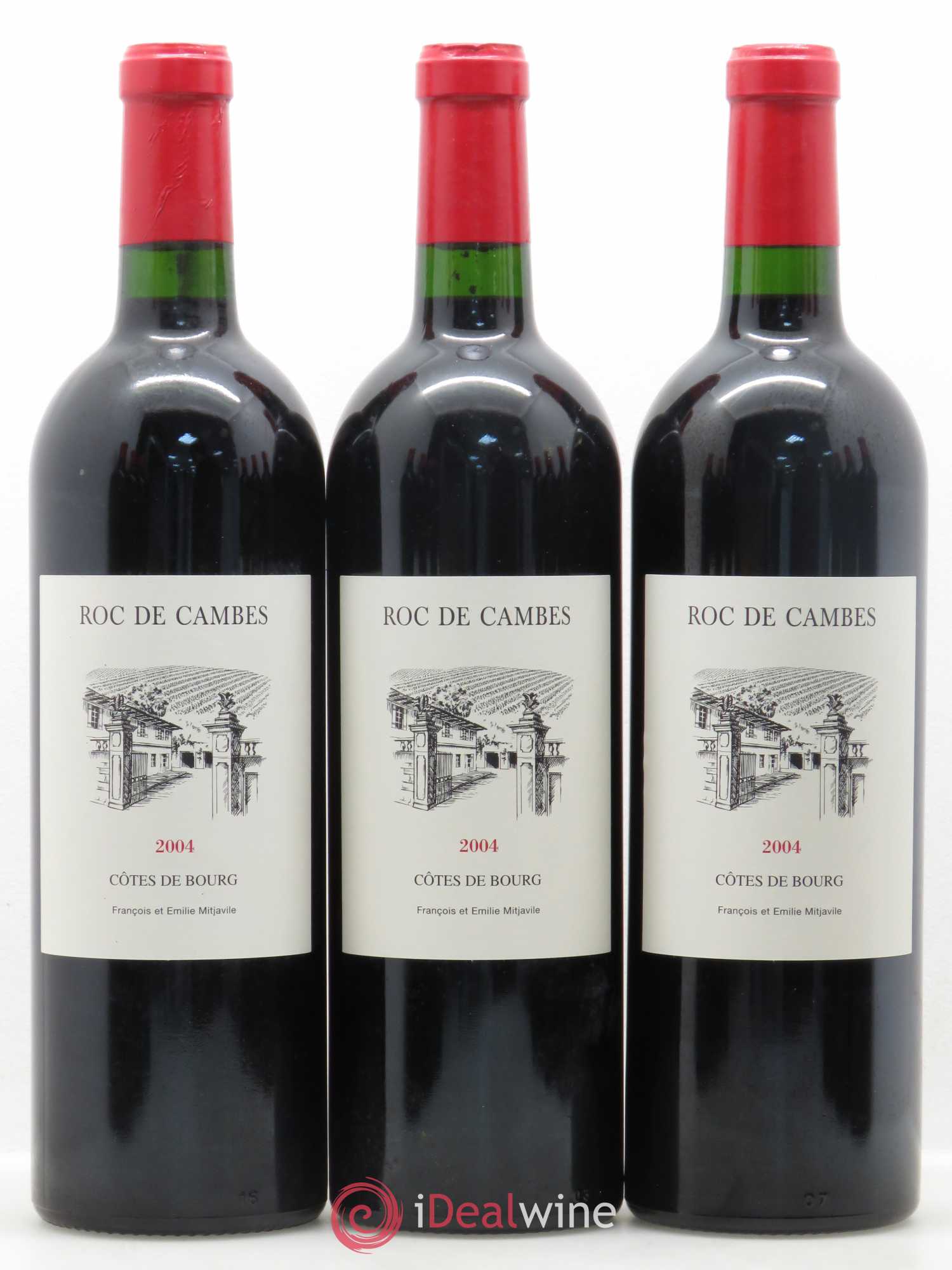 Roc de Cambes 2004 - Posten von 12 Flaschen - 2