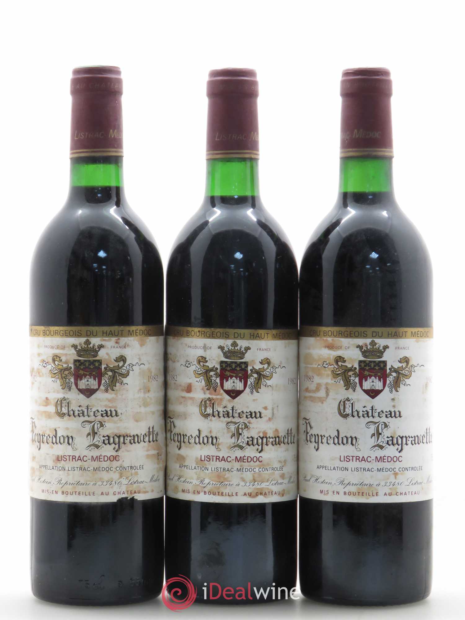 Listrac Château Peyredon Lagravette (sans prix de réserve) 1982 - Posten von 6 Flaschen - 1