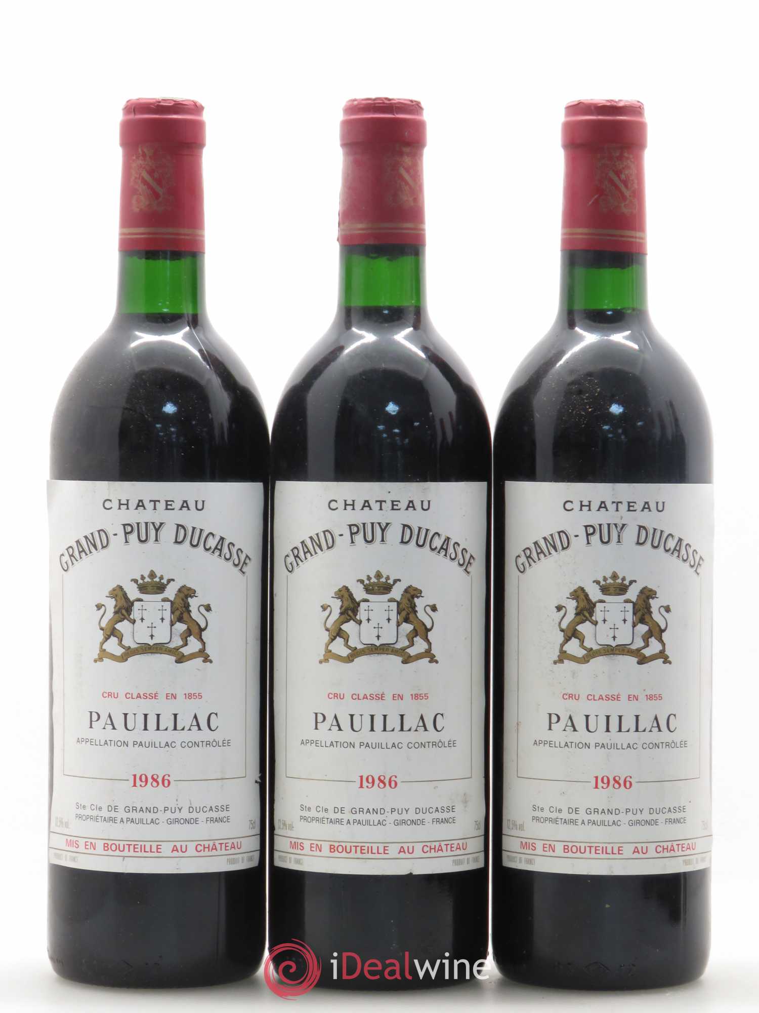 Château Grand Puy Ducasse 5ème Grand Cru Classé 1986 - Lotto di 6 bottiglie - 2