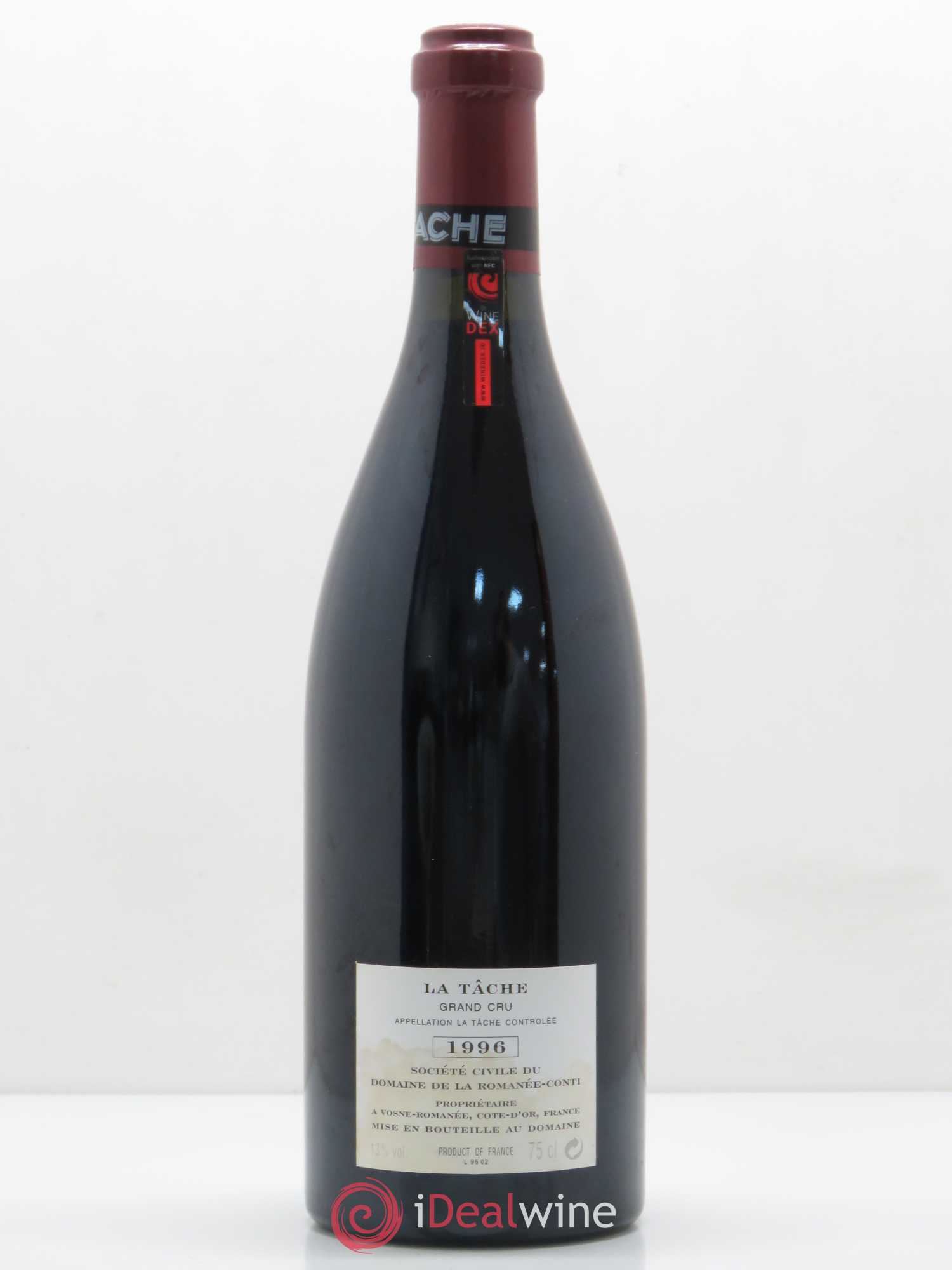 La Tâche Grand Cru Domaine de la Romanée-Conti 1996 - Lot de 1 bouteille - 1