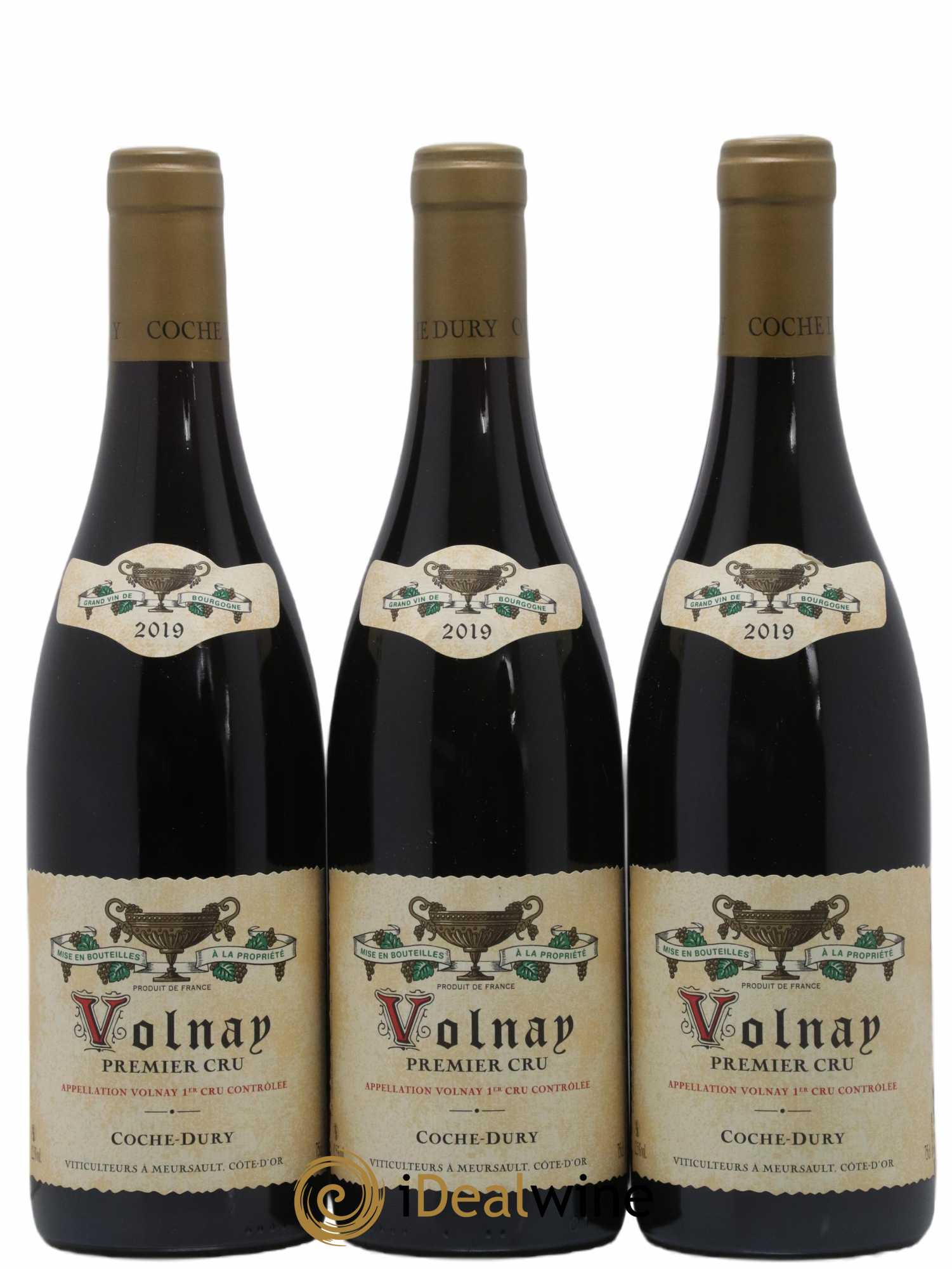 Volnay 1er Cru Coche Dury (Domaine) 2019 - Lot de 3 bouteilles - 0