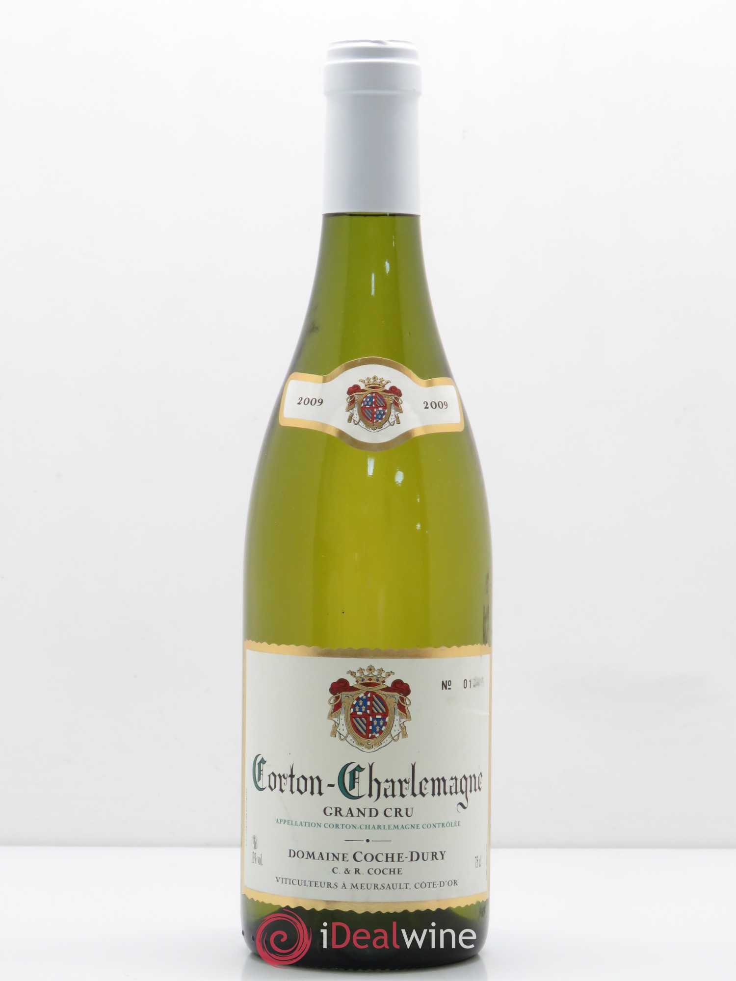 Corton-Charlemagne Grand Cru Coche Dury (Domaine) (Serial number scratched) 2009 - Lot of 1 bottle - 0